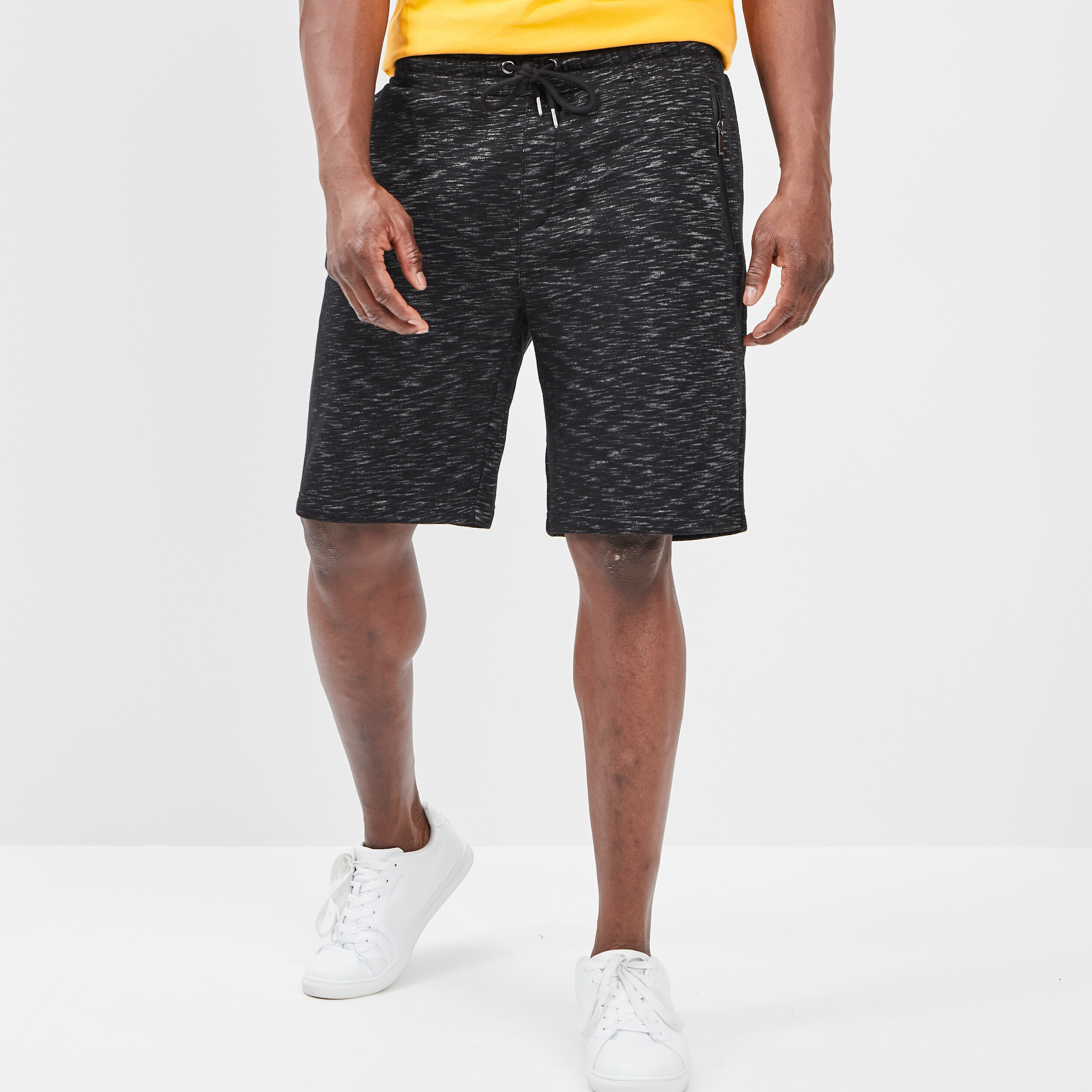 Wayleb Short Sport Homme, Short Homme Coton Leger avec Poche Zippée, Shorts  et Bermudas Homme, XL+A-Vert foncé : : Mode