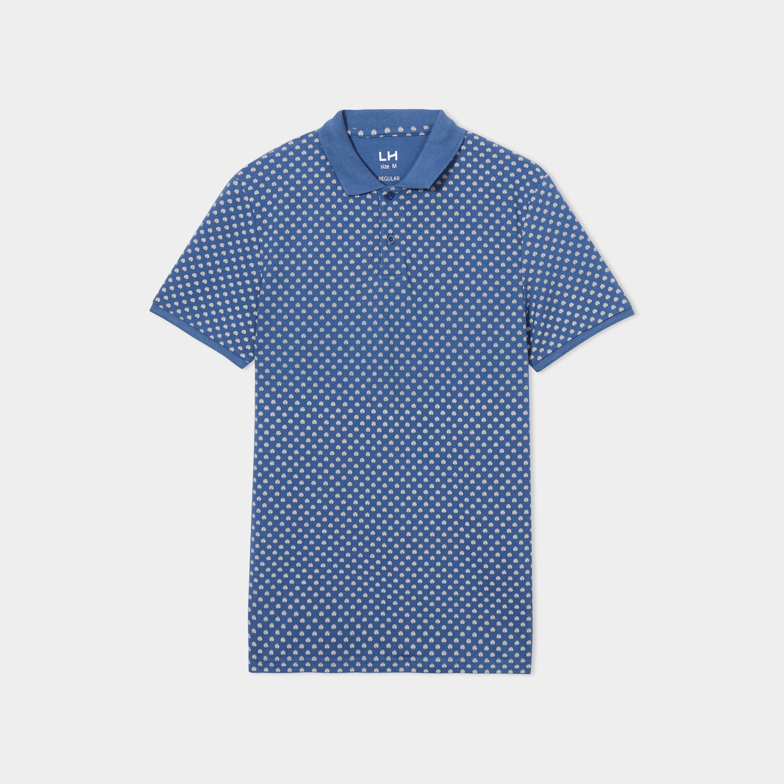 polo droit manches courtes coton bleu homme Polo droit manches courtes coton bleu homme