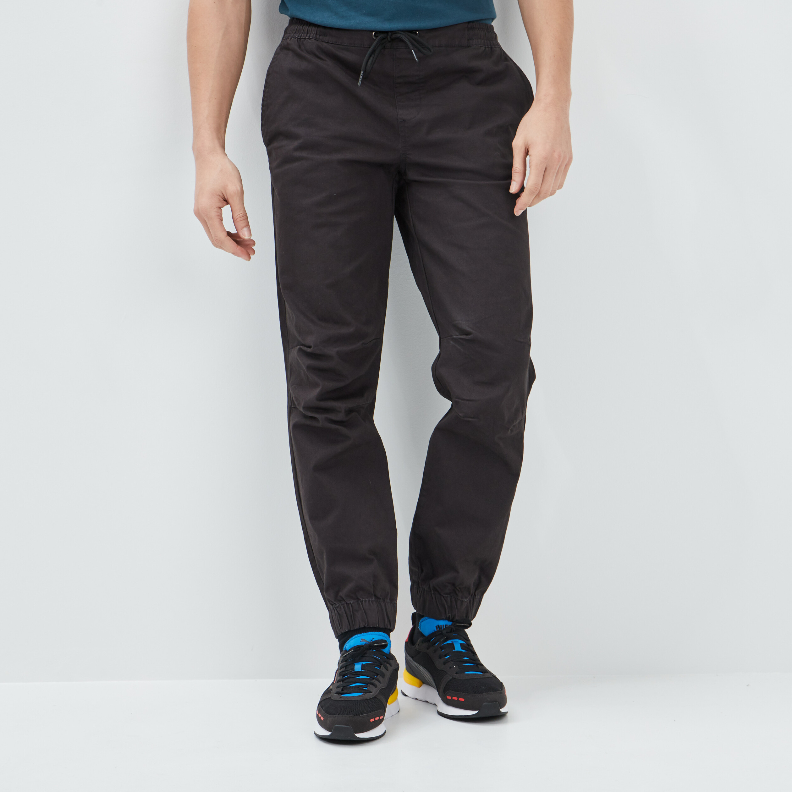 Pantalon jogpant gris foncé homme