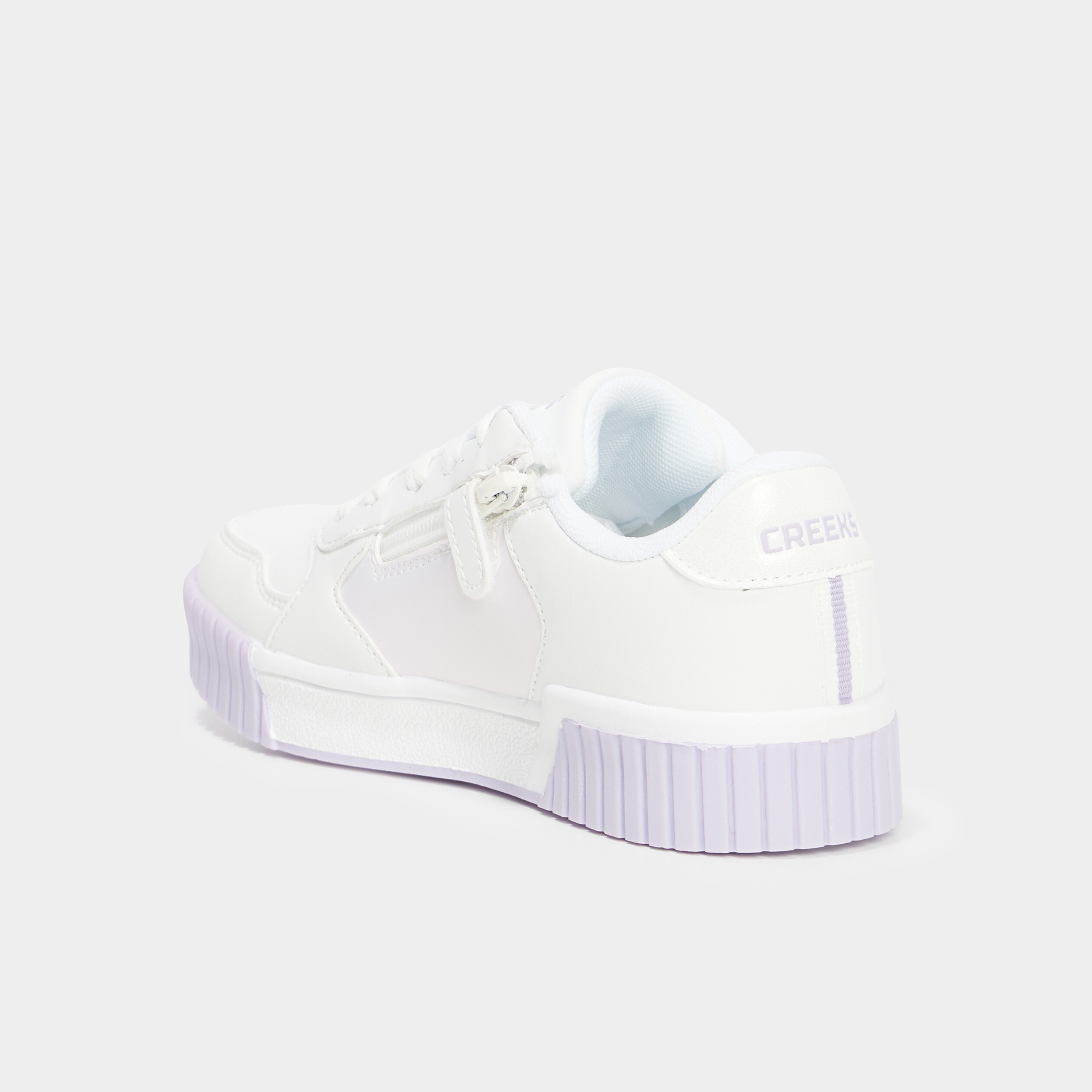 tennis zippees semelle epaisse parme fille Tennis zippées semelle épaisse parme fille