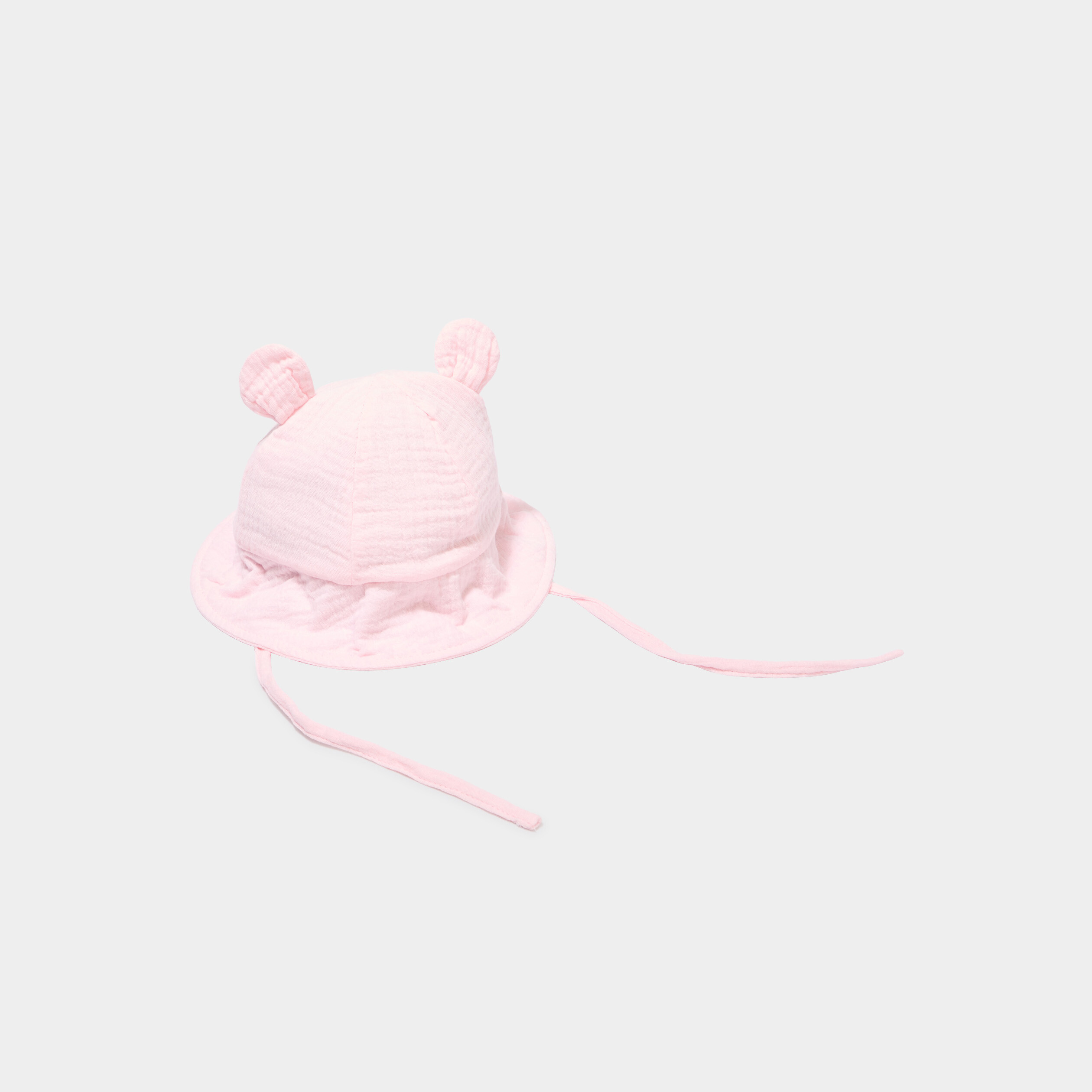 bob en gaze de coton rose bebef Bob en gaze de coton rose bébé fille