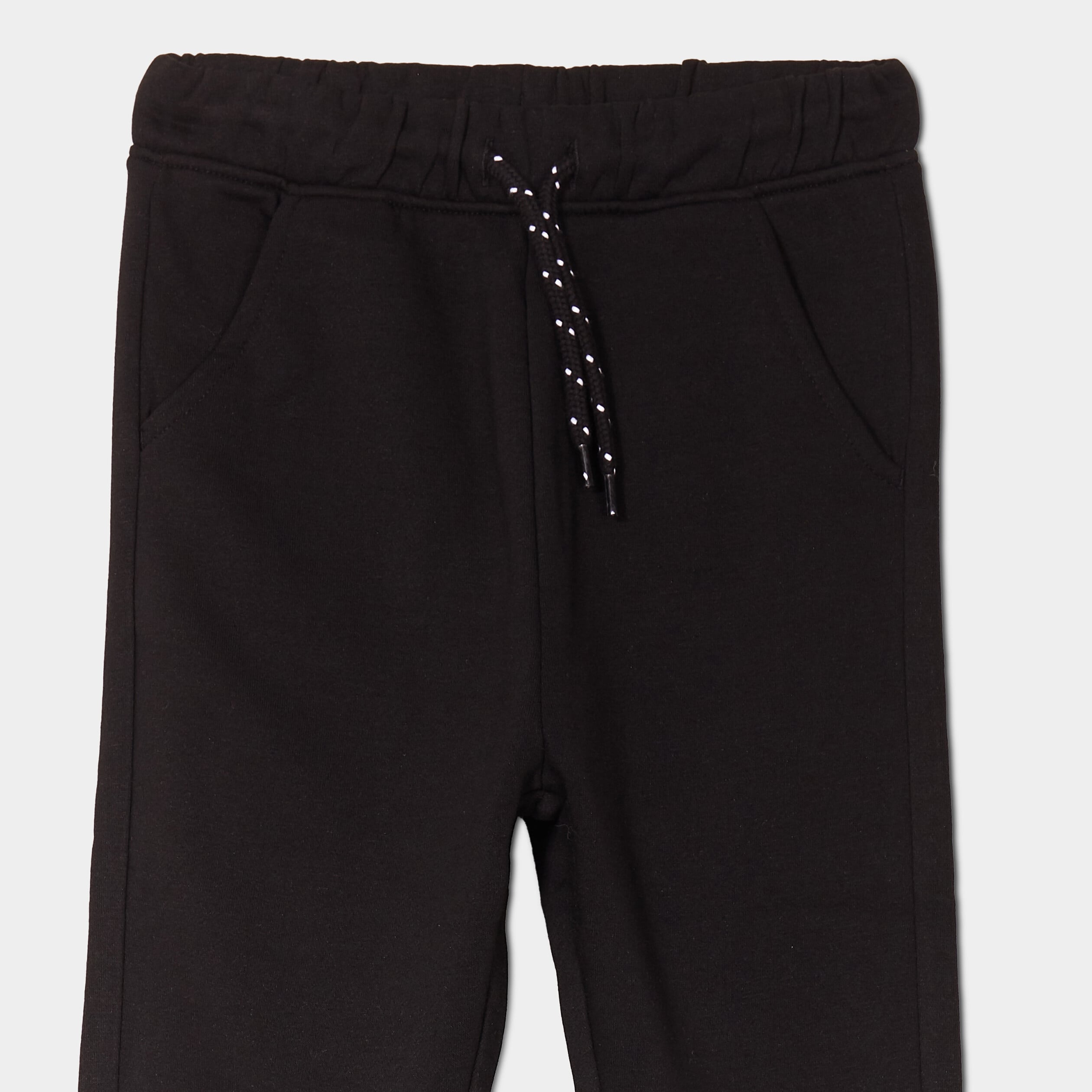 Pantalon de jogging molleton noir gar&ccedil;on