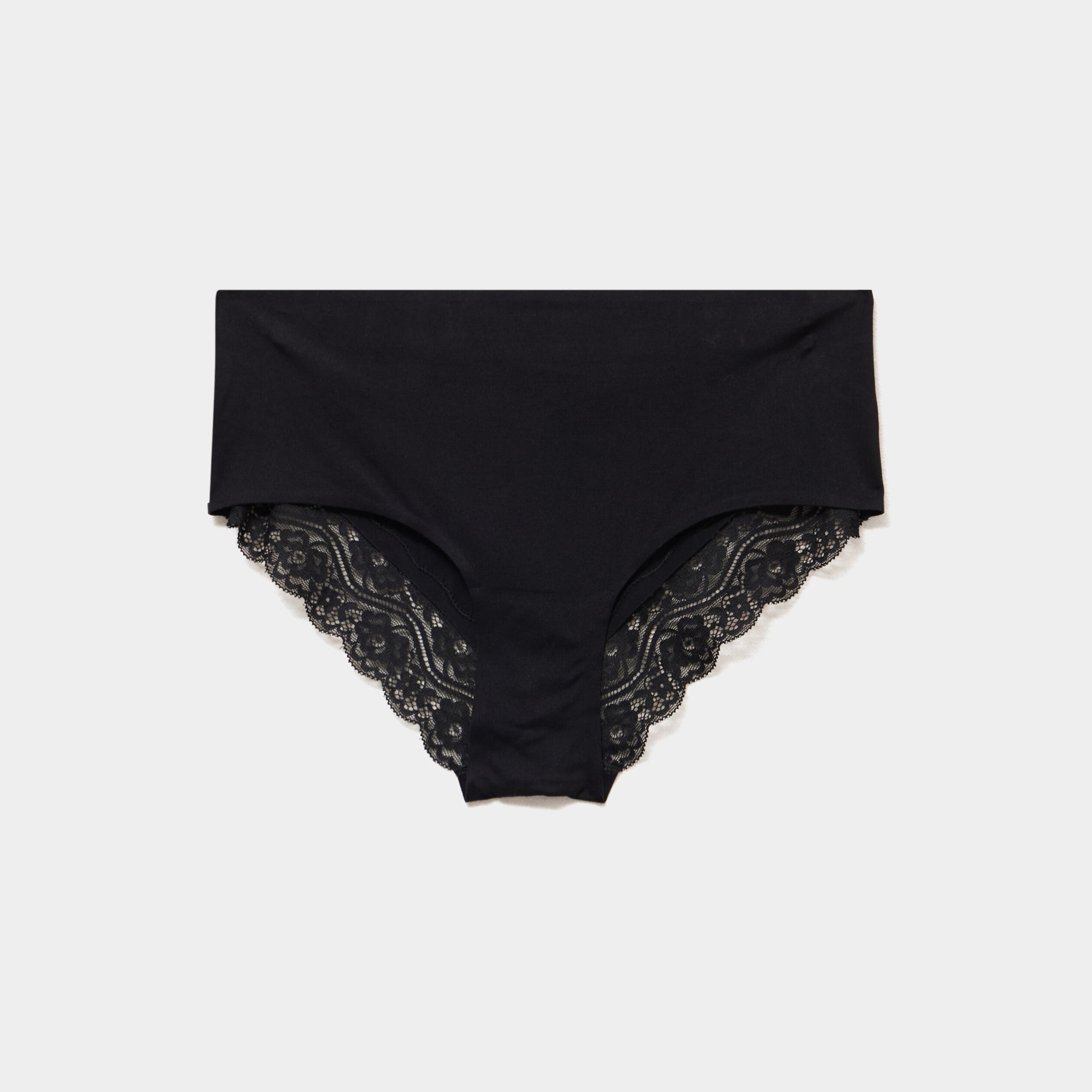 Shorty invisible &agrave; dentelle noir femme