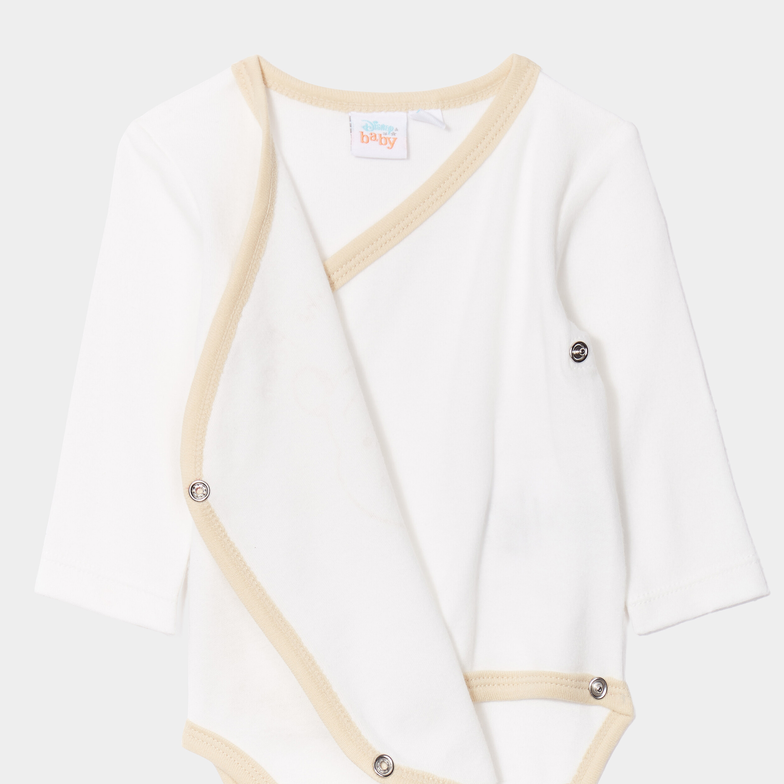 lot 2 bodies croises coton winnie blanc bebe Lot 2 bodies croisés coton Winnie blanc bébé