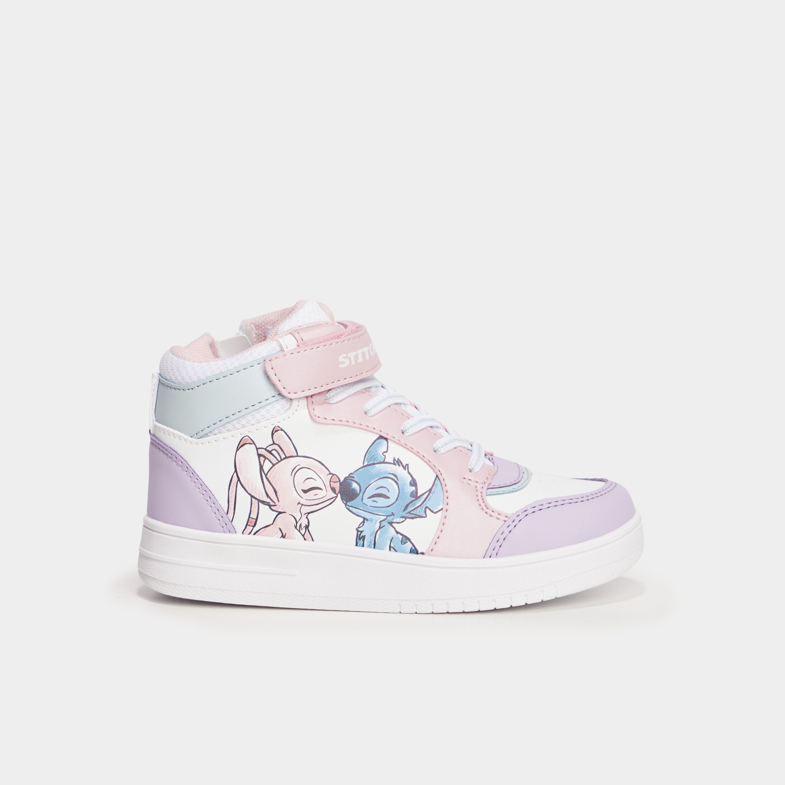 baskets montantes zippees stitch multicolore fille Baskets montantes zippées Stitch multicolore fille