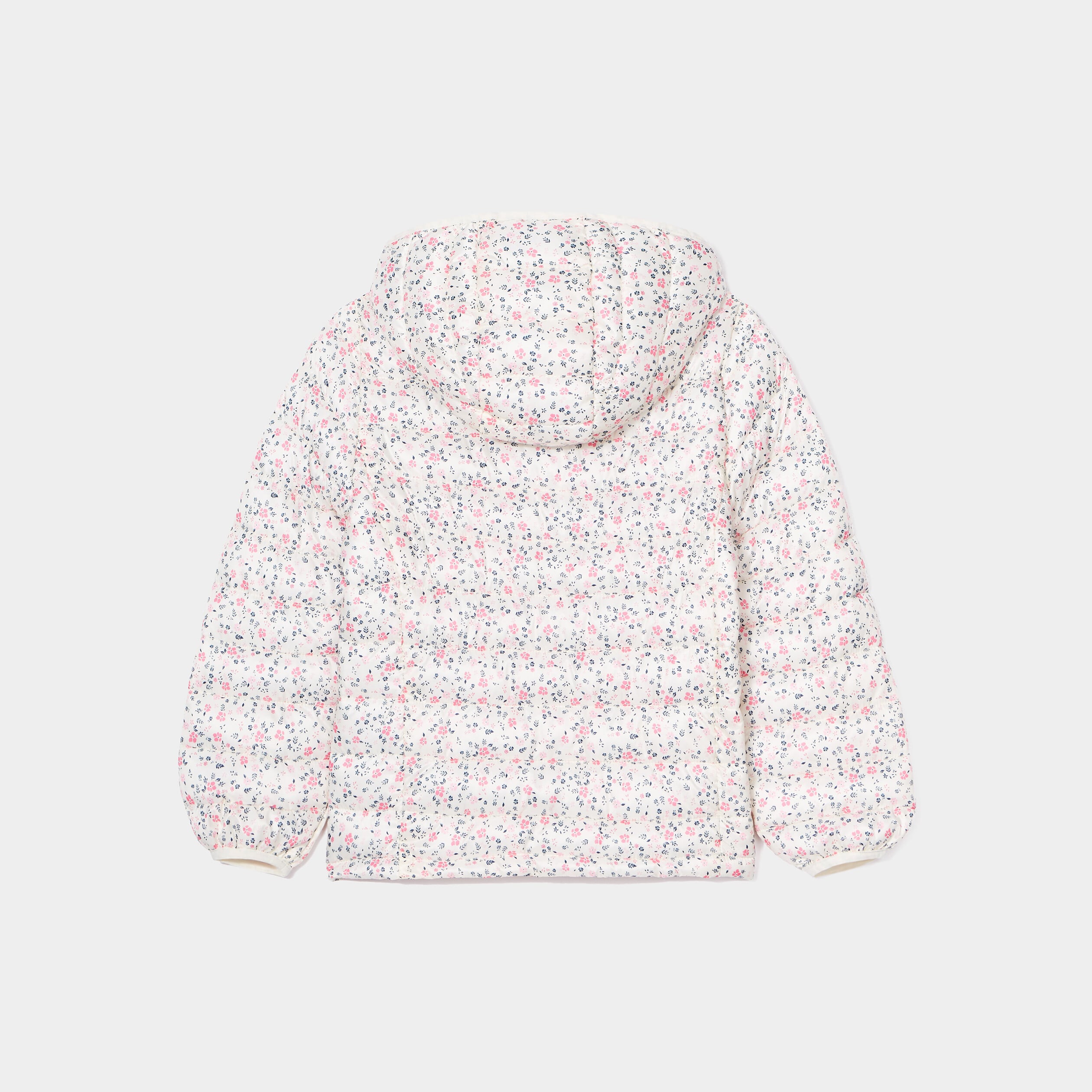 Doudoune l&eacute;g&egrave;re imperm&eacute;able &agrave; capuche beige fille