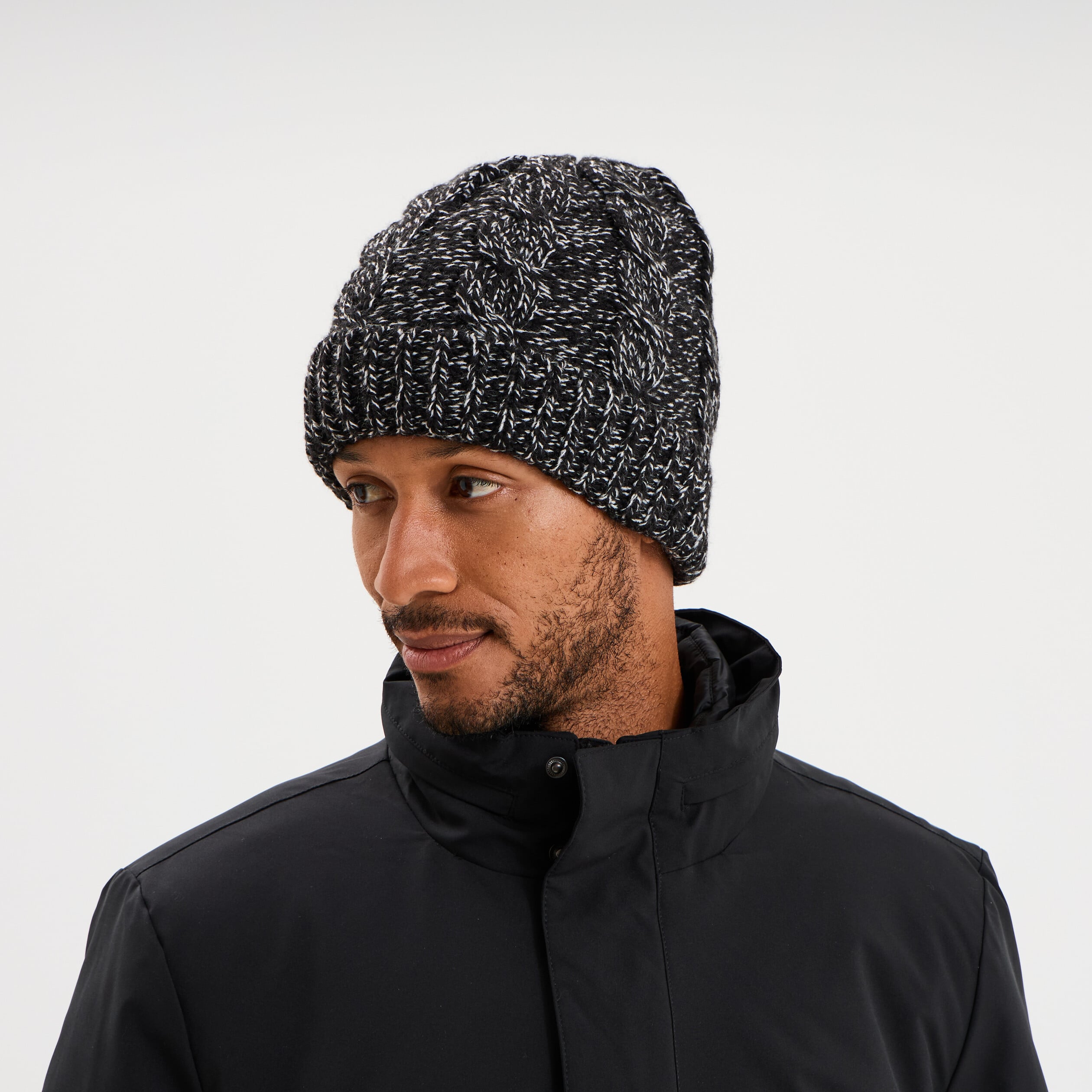 Bonnet noir homme