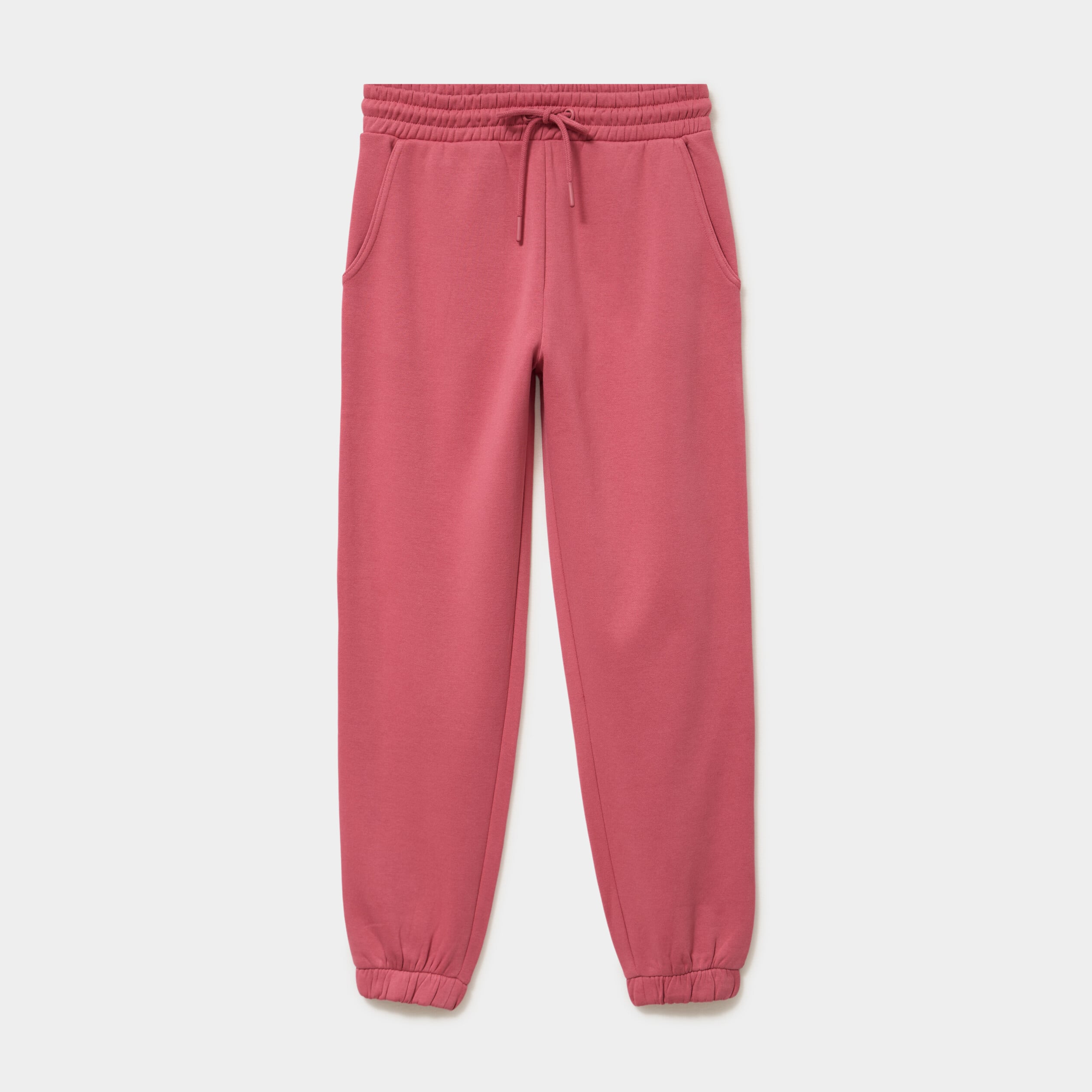 Pantalon de jogging molletonn&eacute; vieux rose femme