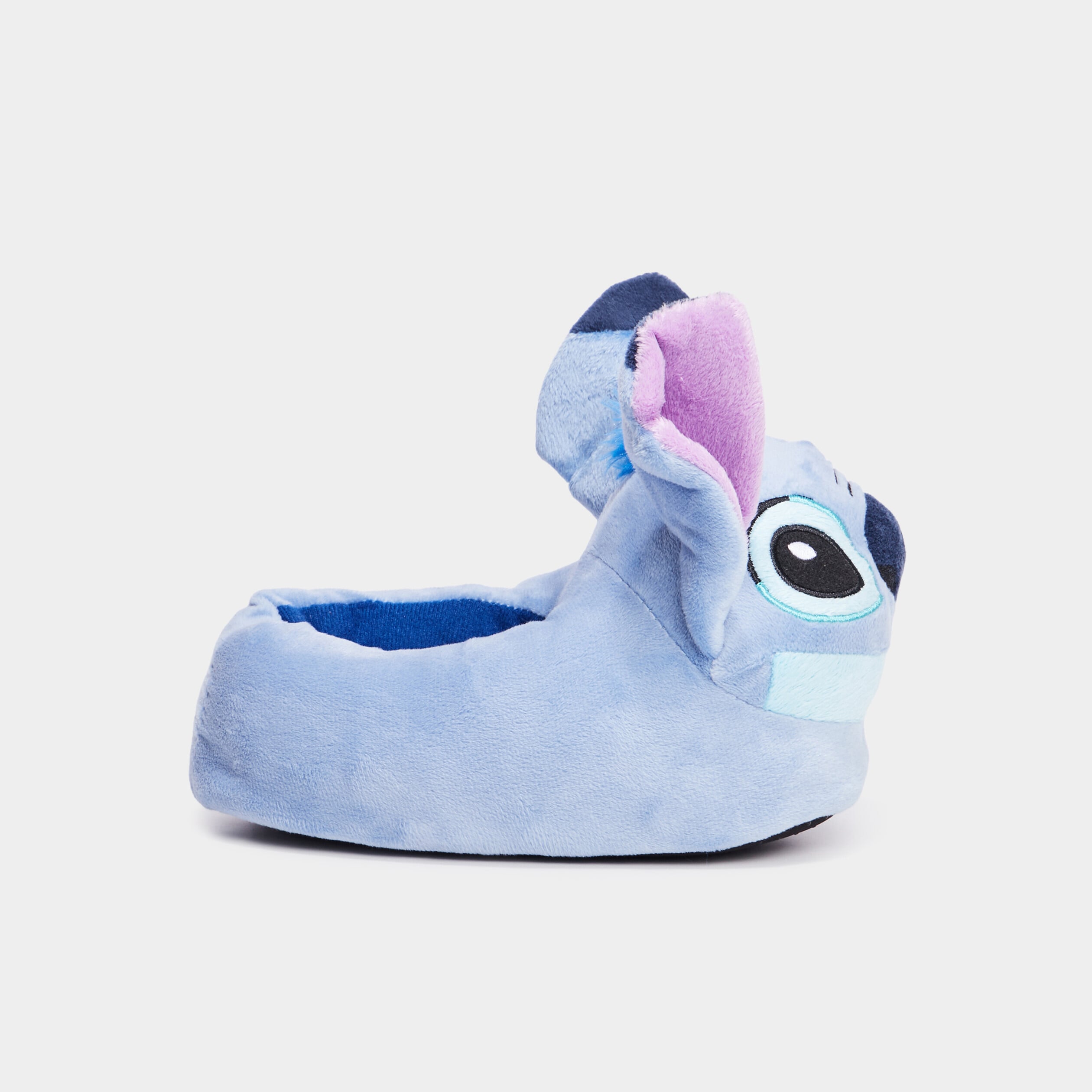 Chaussons aspect velours Stitch bleu fille