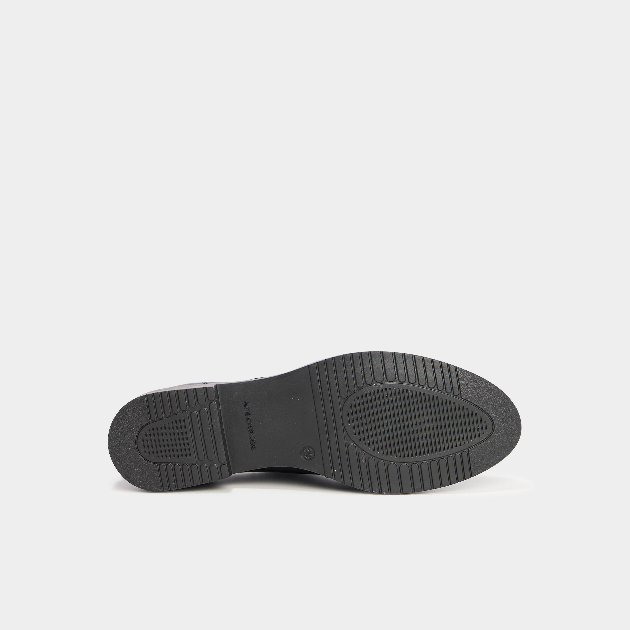 Derbies &agrave; lacets en cuir noir femme