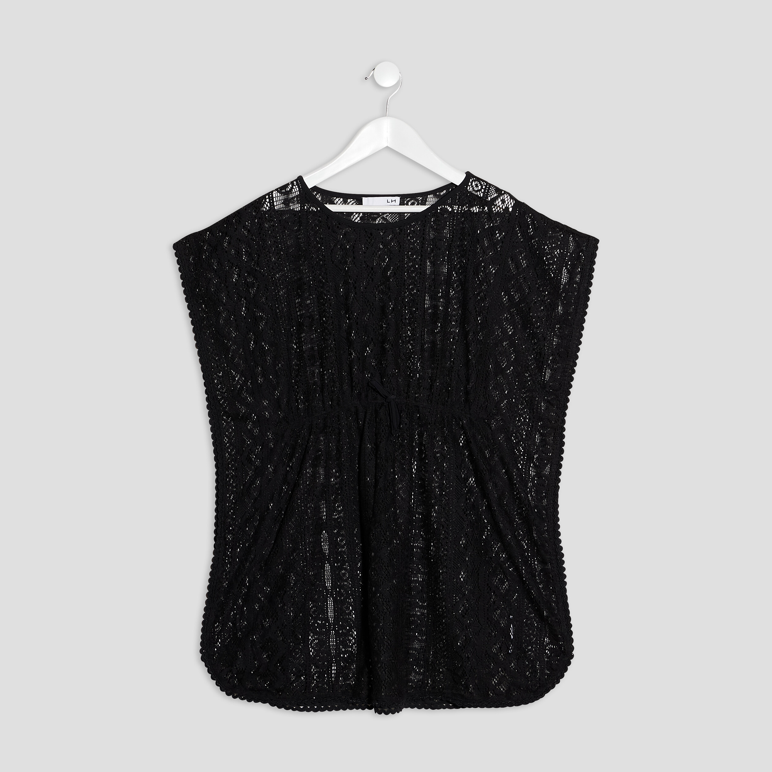 robe de plage en dentelle noir fille Robe de plage en dentelle noir fille