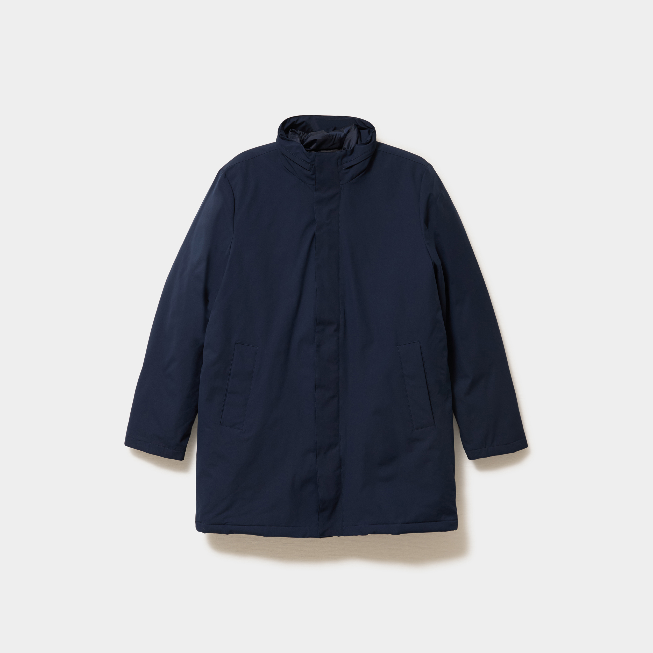 Parka 3-en-1 d&eacute;perlante bleu fonc&eacute; homme