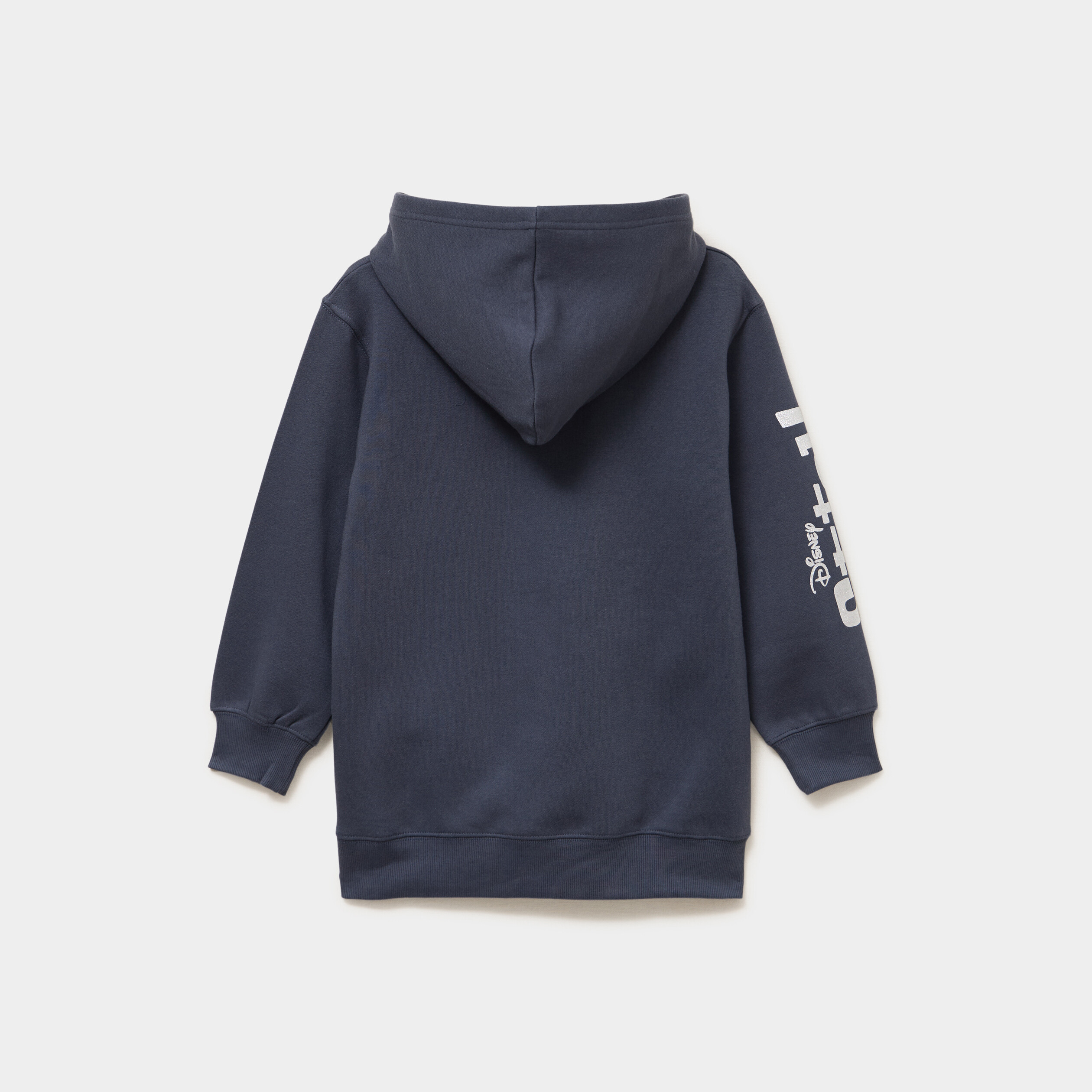 Sweat hoodie oversize Stitch gris fonc&eacute; fille
