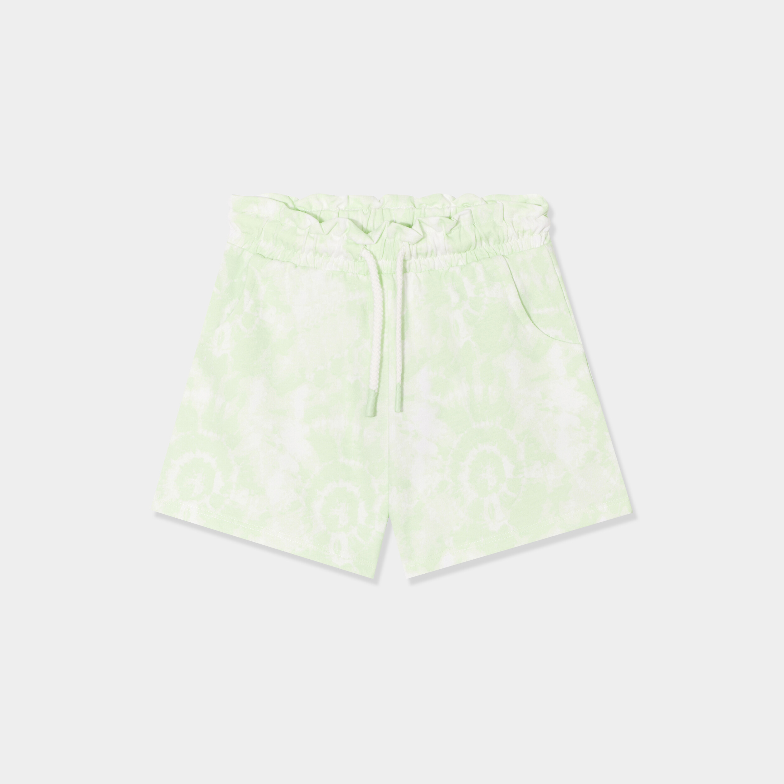 short jogging slouchy ecru fille Short jogging slouchy ecru fille