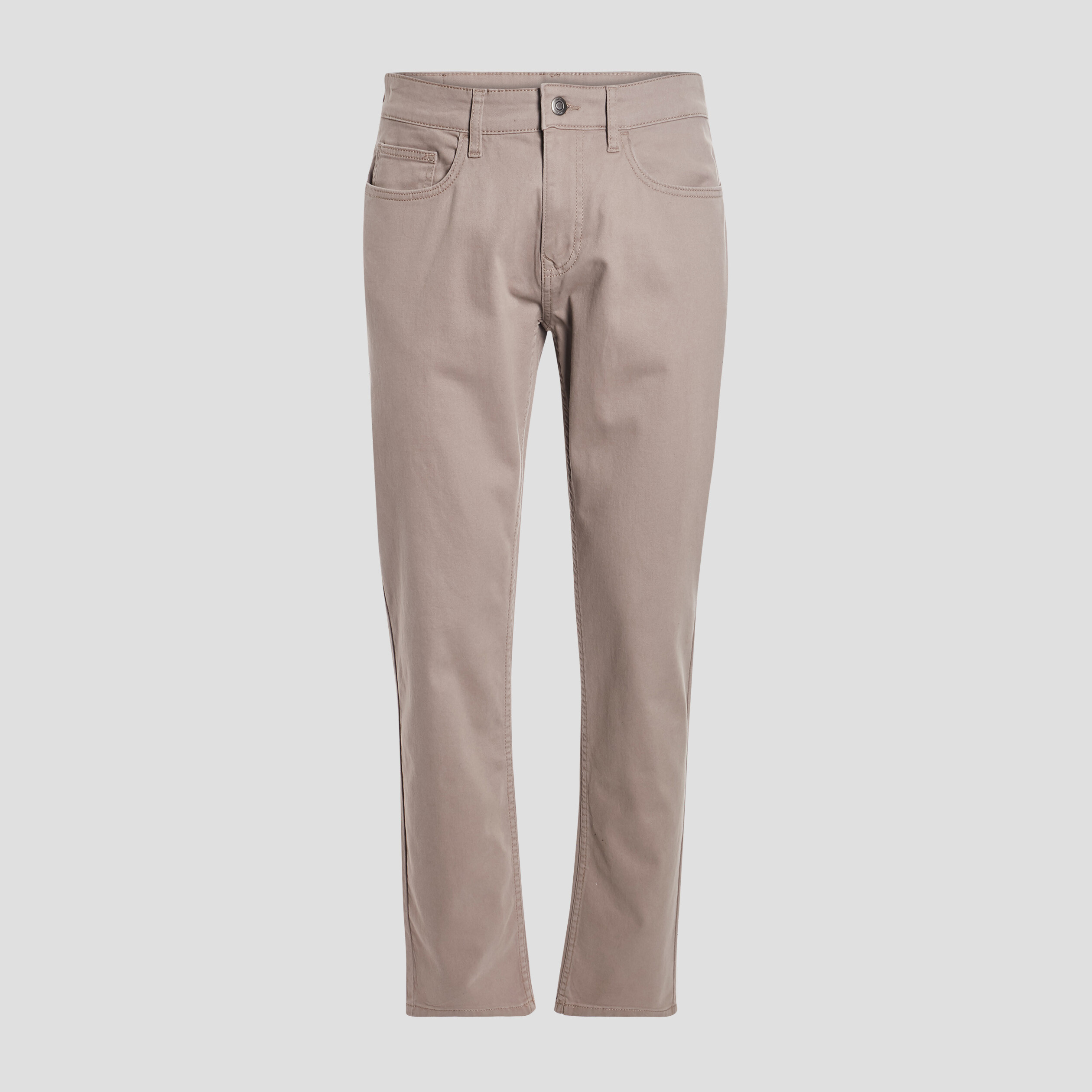 Pantalon regular taupe homme