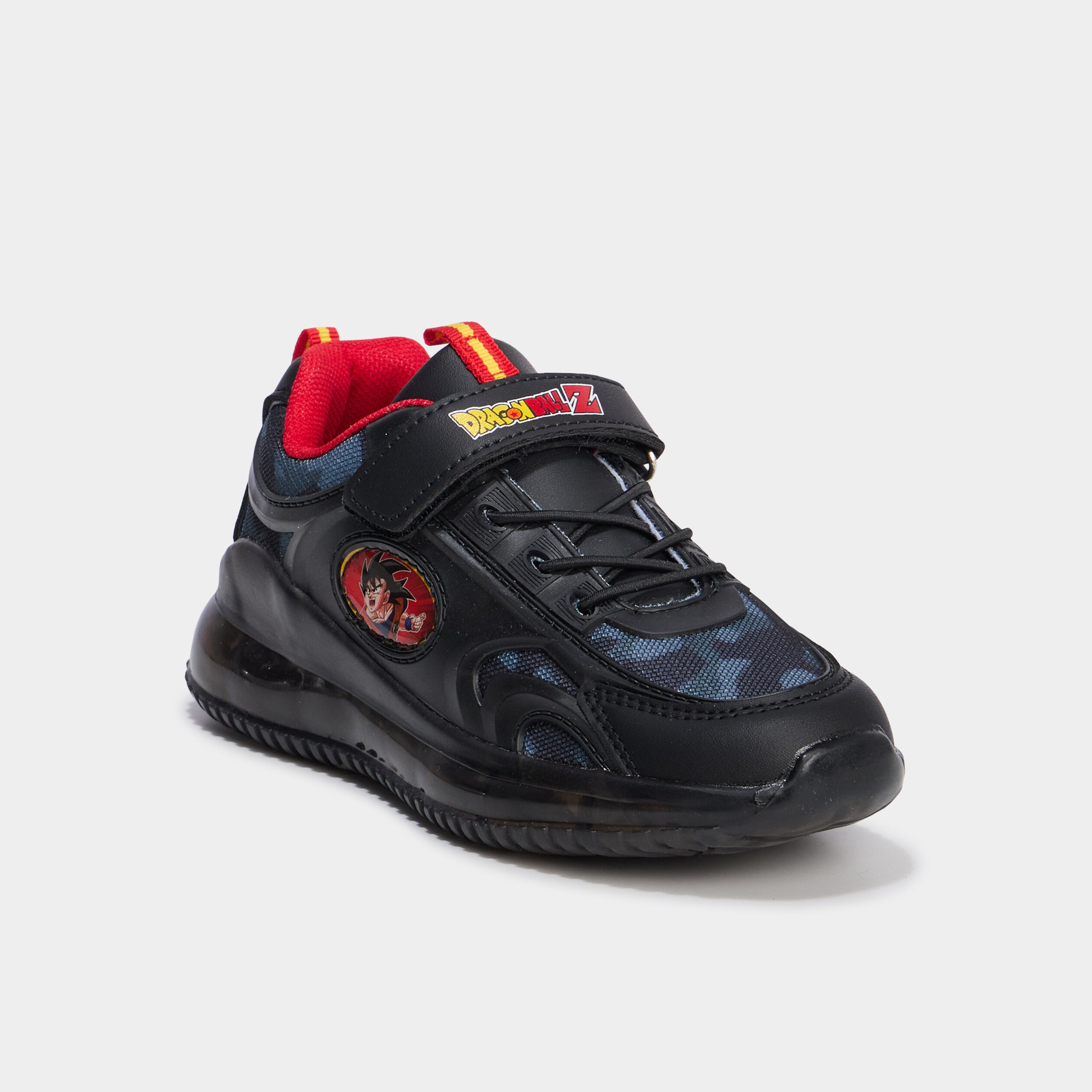 Baskets running à scratchs Dragon Ball Z noir garçon