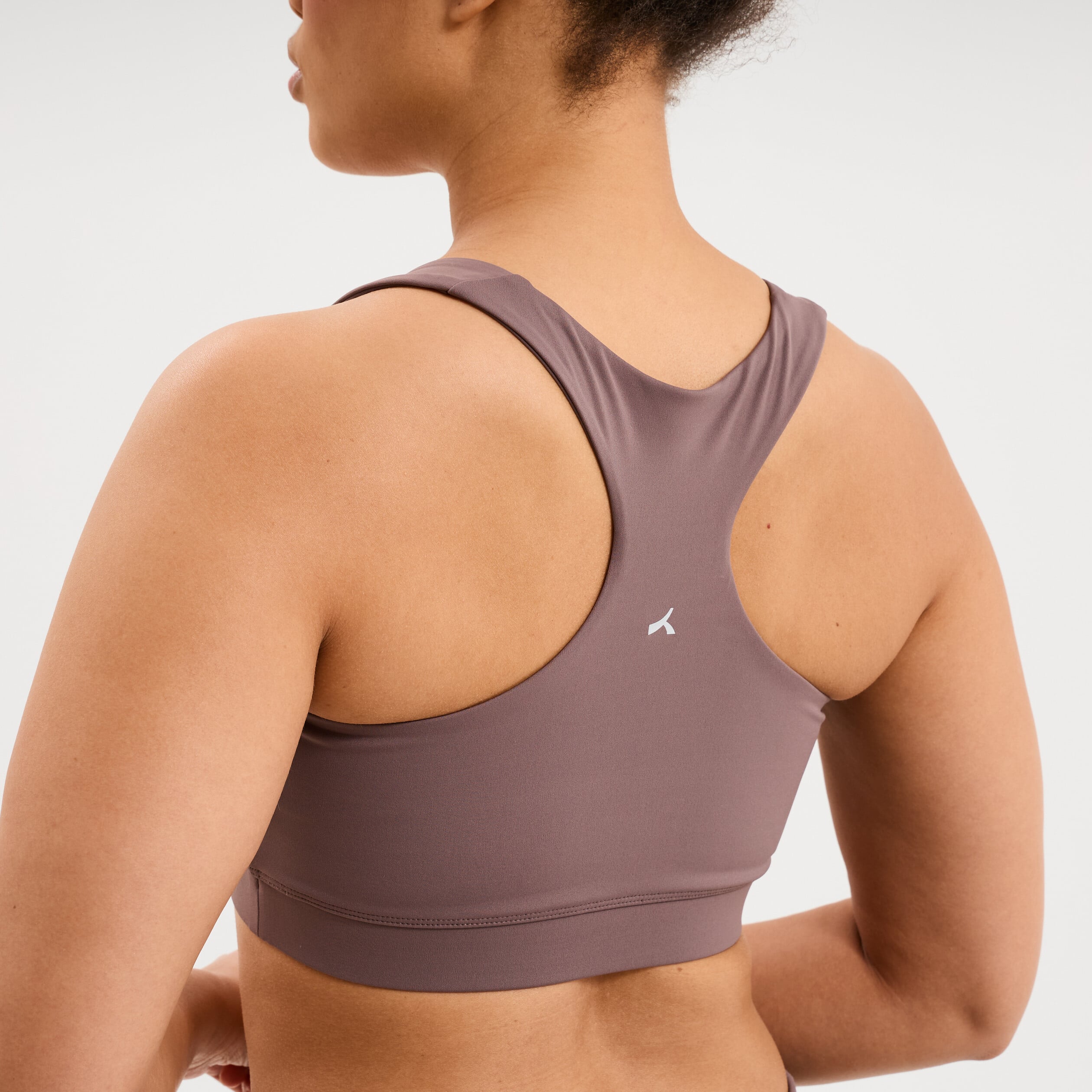 Brassi&egrave;re de sport dos nageur mauve femme