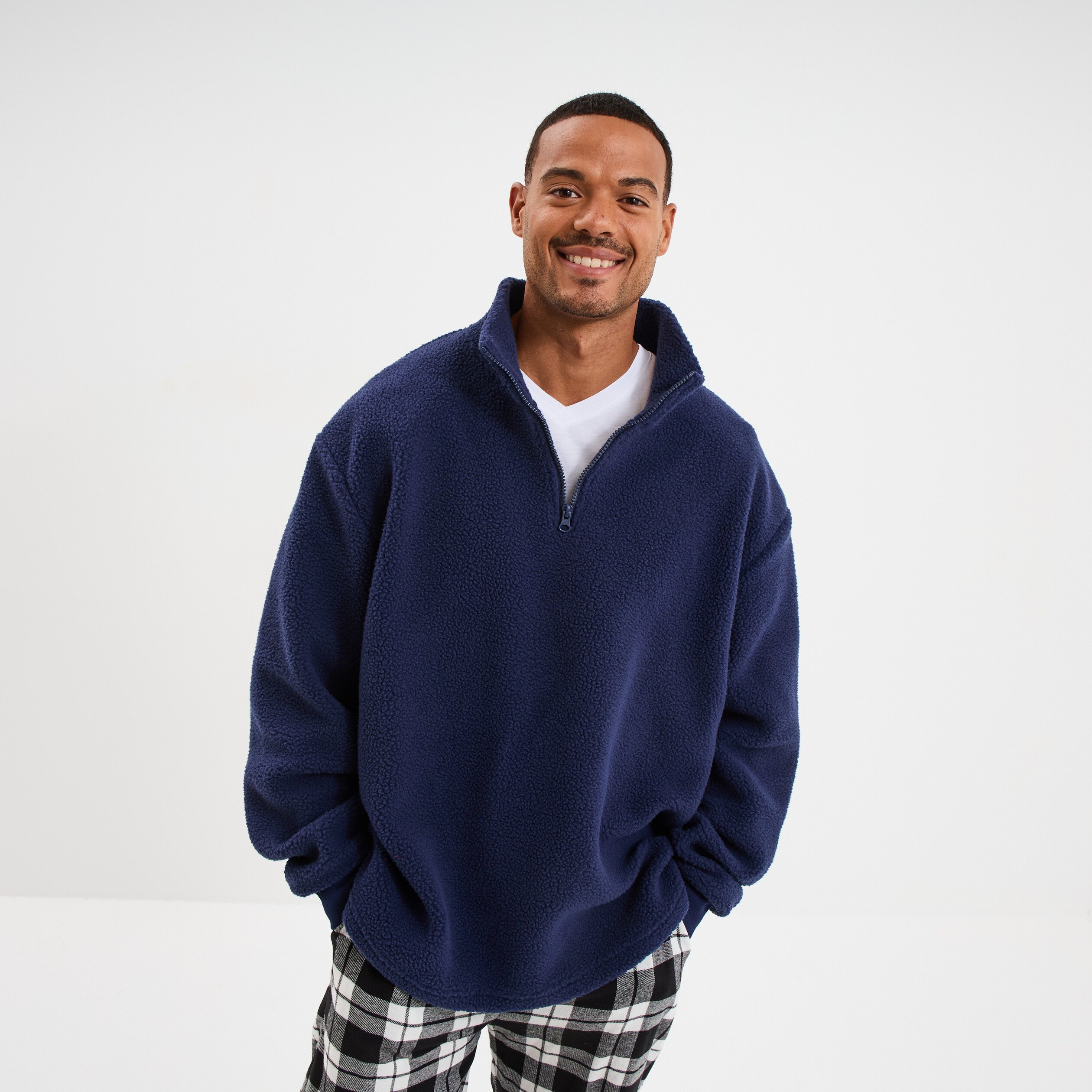 Générique Sweat Homme Sans Capuche Sweats En Polaire Tee Shirt Manche