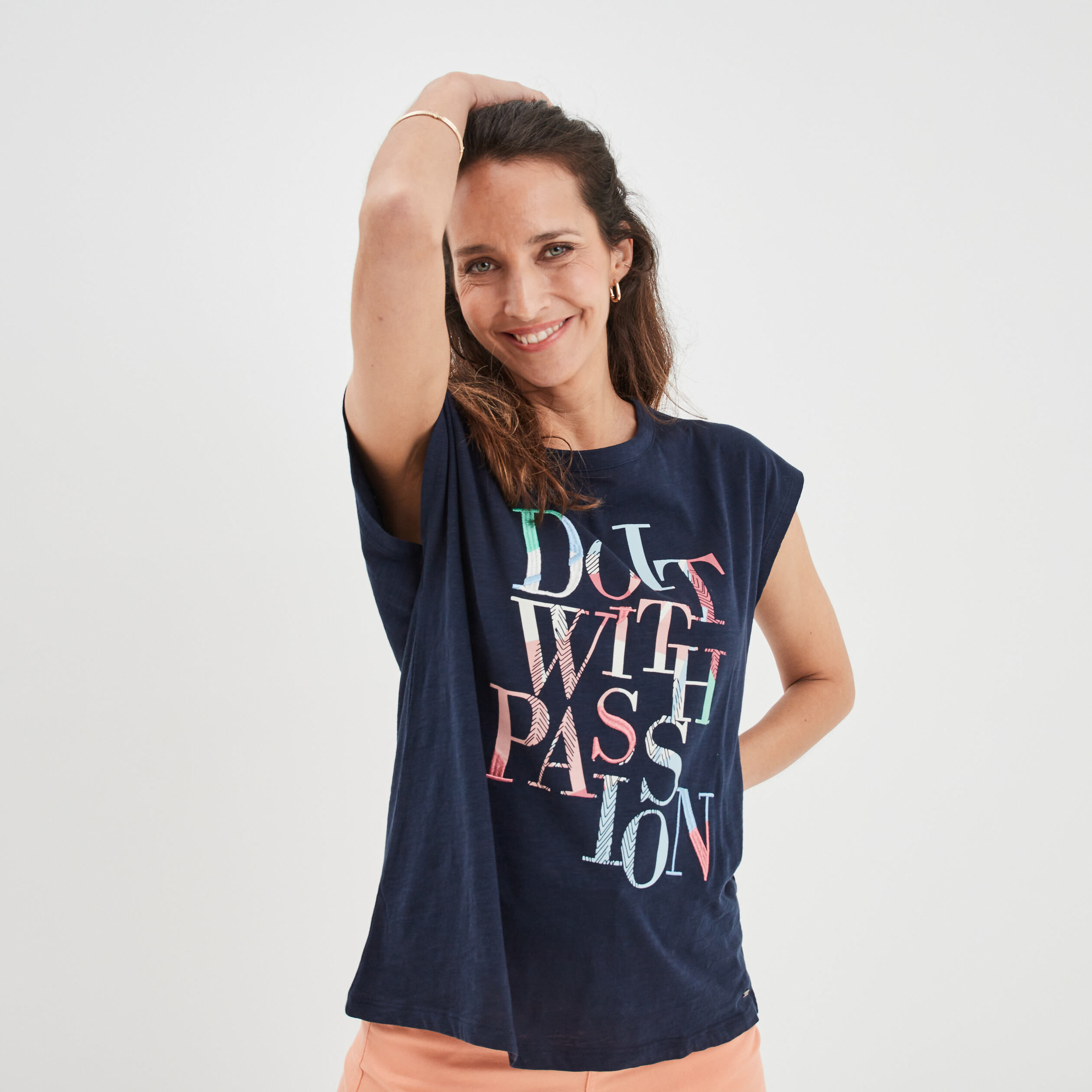 Tee shirt top creeks femme