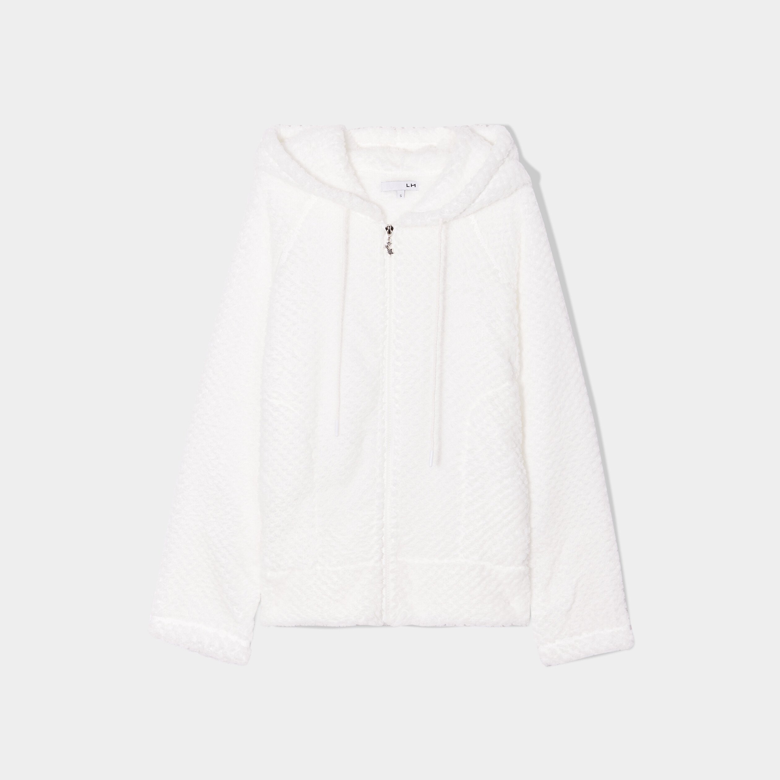 veste de pyjama effet polaire ivoire femme Veste de pyjama effet polaire ivoire femme