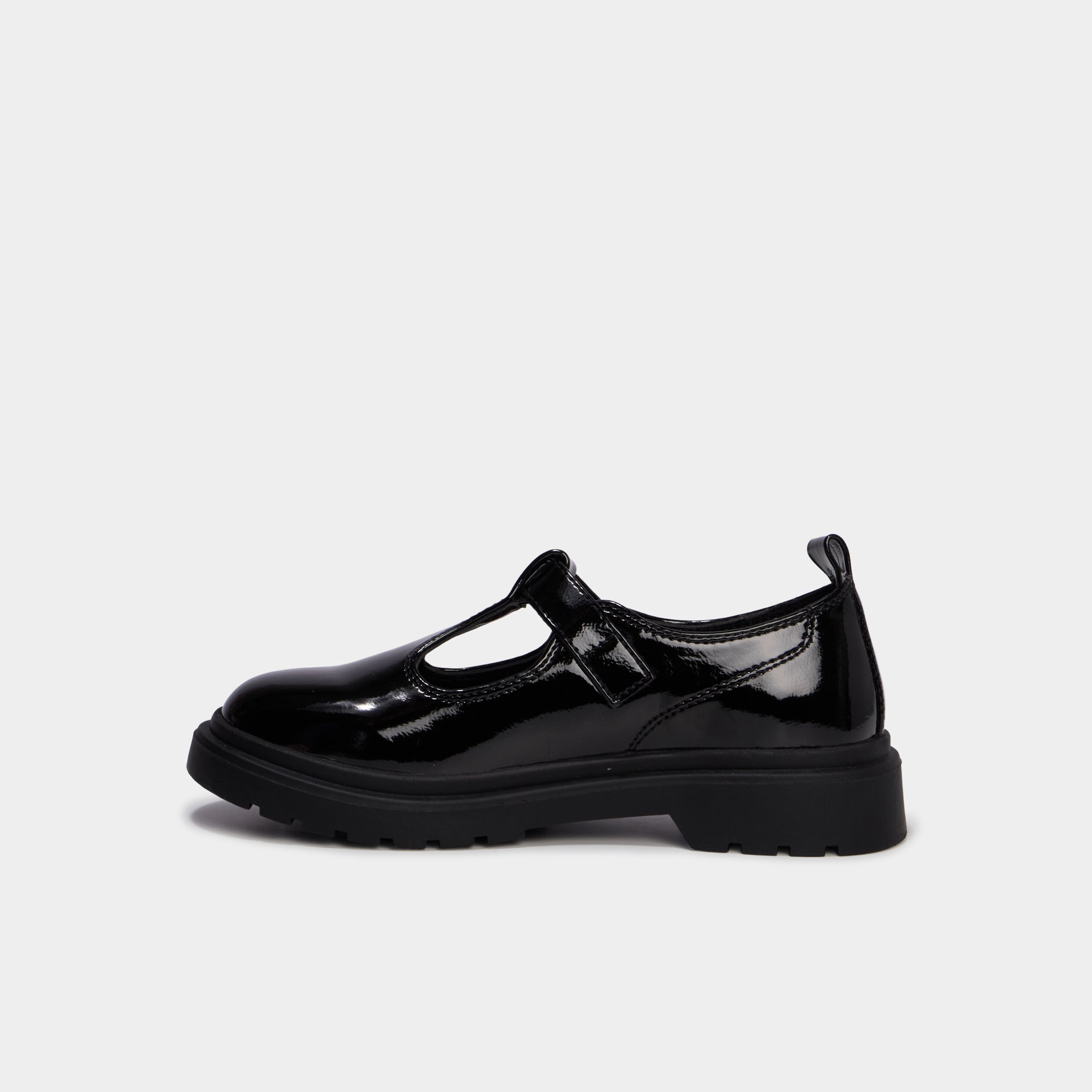 Babies salom&eacute; vernies noir fille