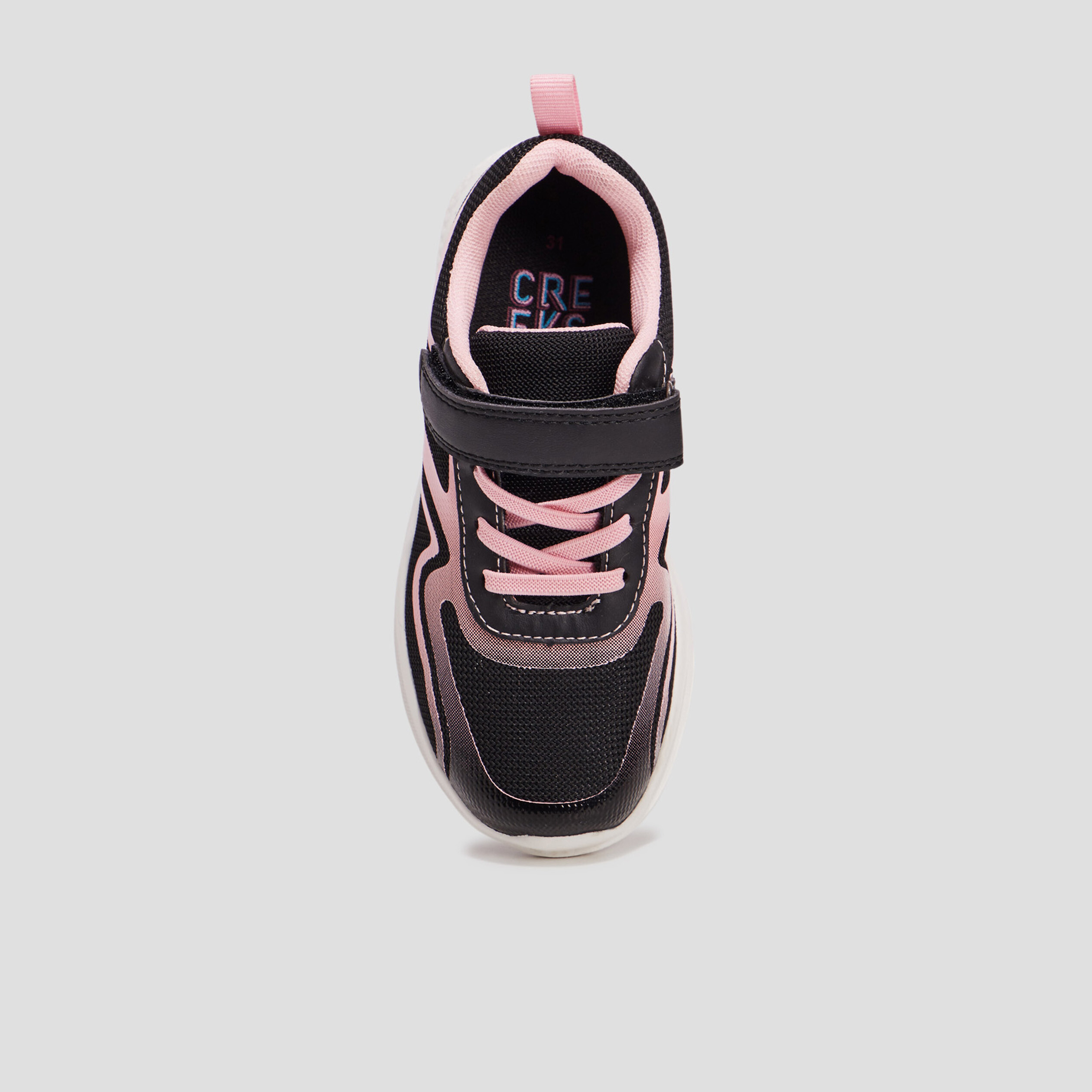 runnings a lacets creeks noir fille Runnings à lacets Creeks noir fille