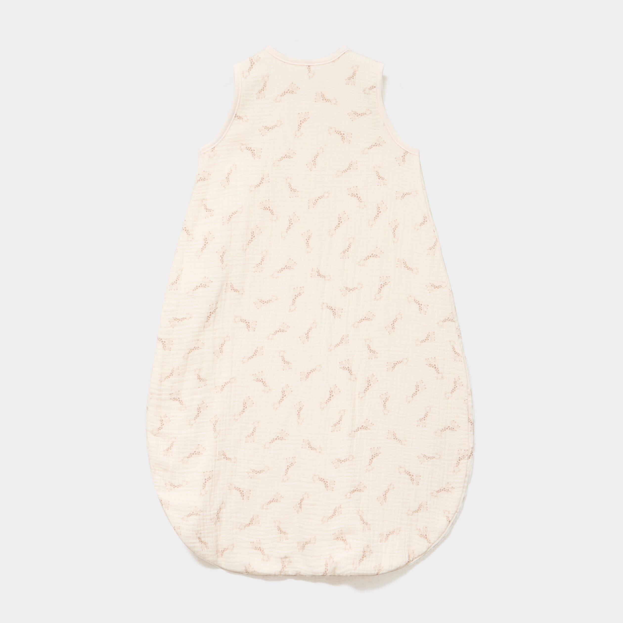 Gigoteuse sans manches gaze coton TOG 1 ecru b&eacute;b&eacute;