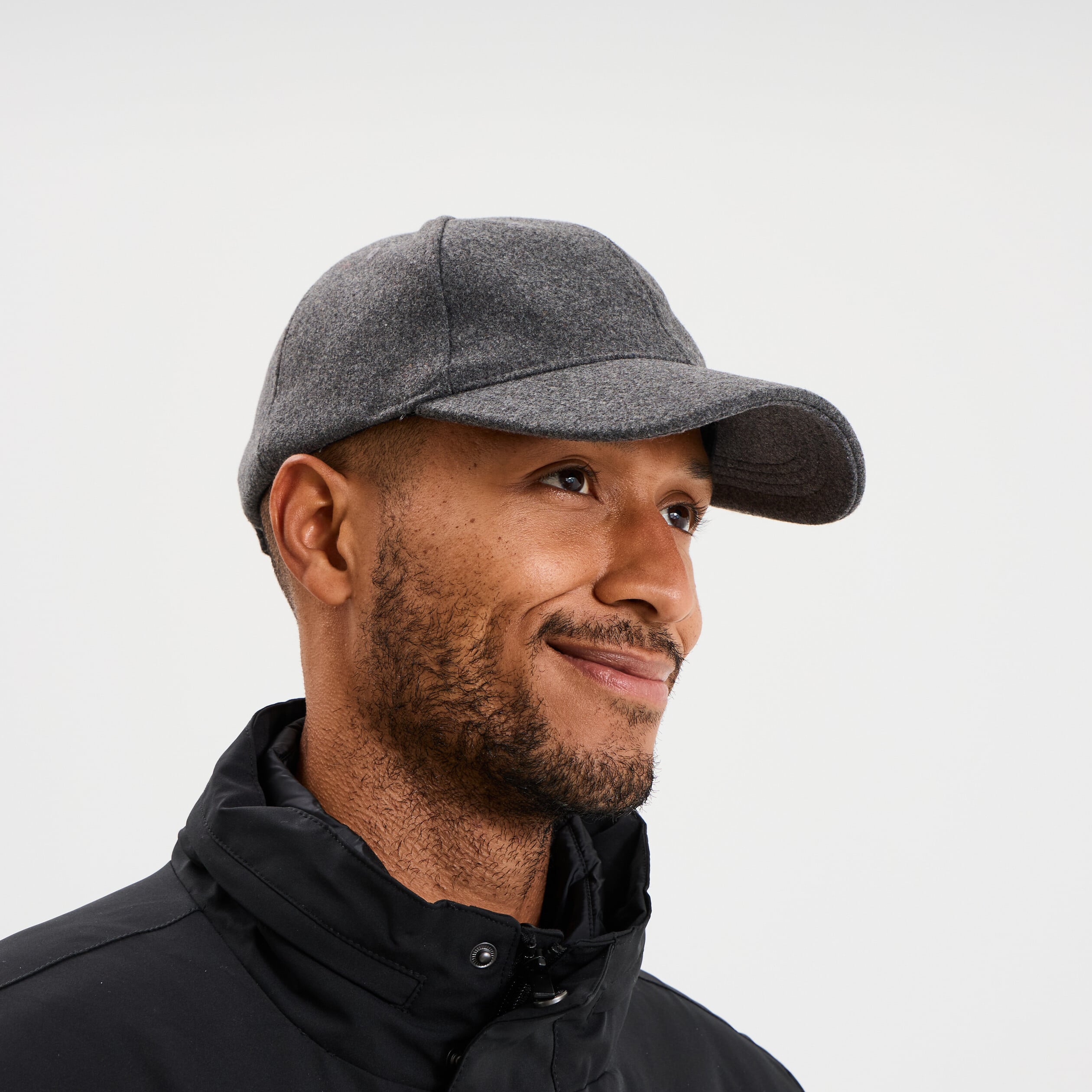 Casquette gris homme