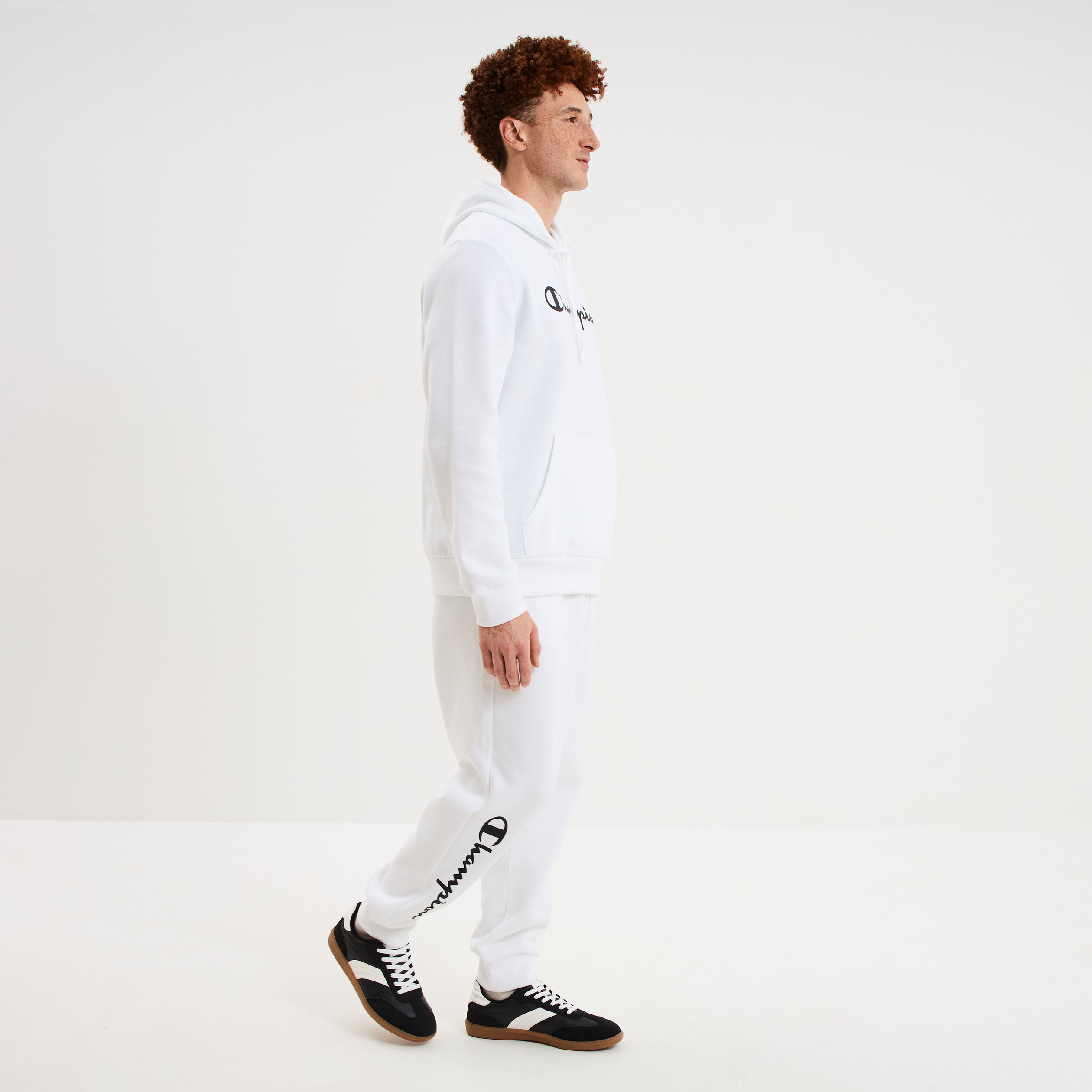 Pantalon de jogging &eacute;lastiqu&eacute; Champion blanc homme
