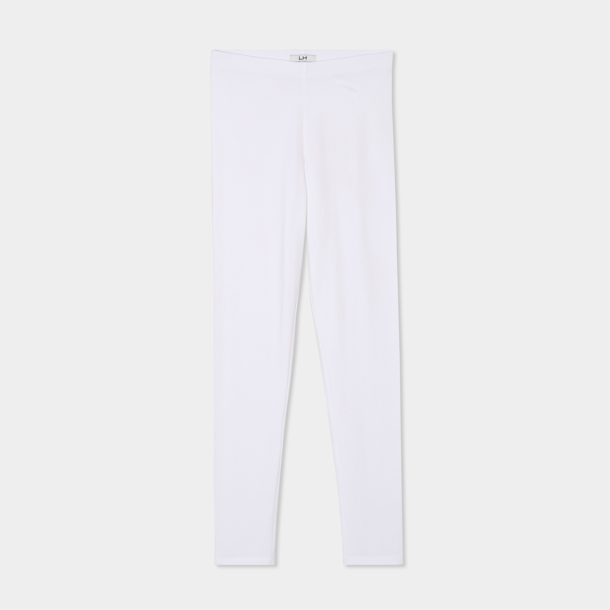 Legging taille haute blanc femme