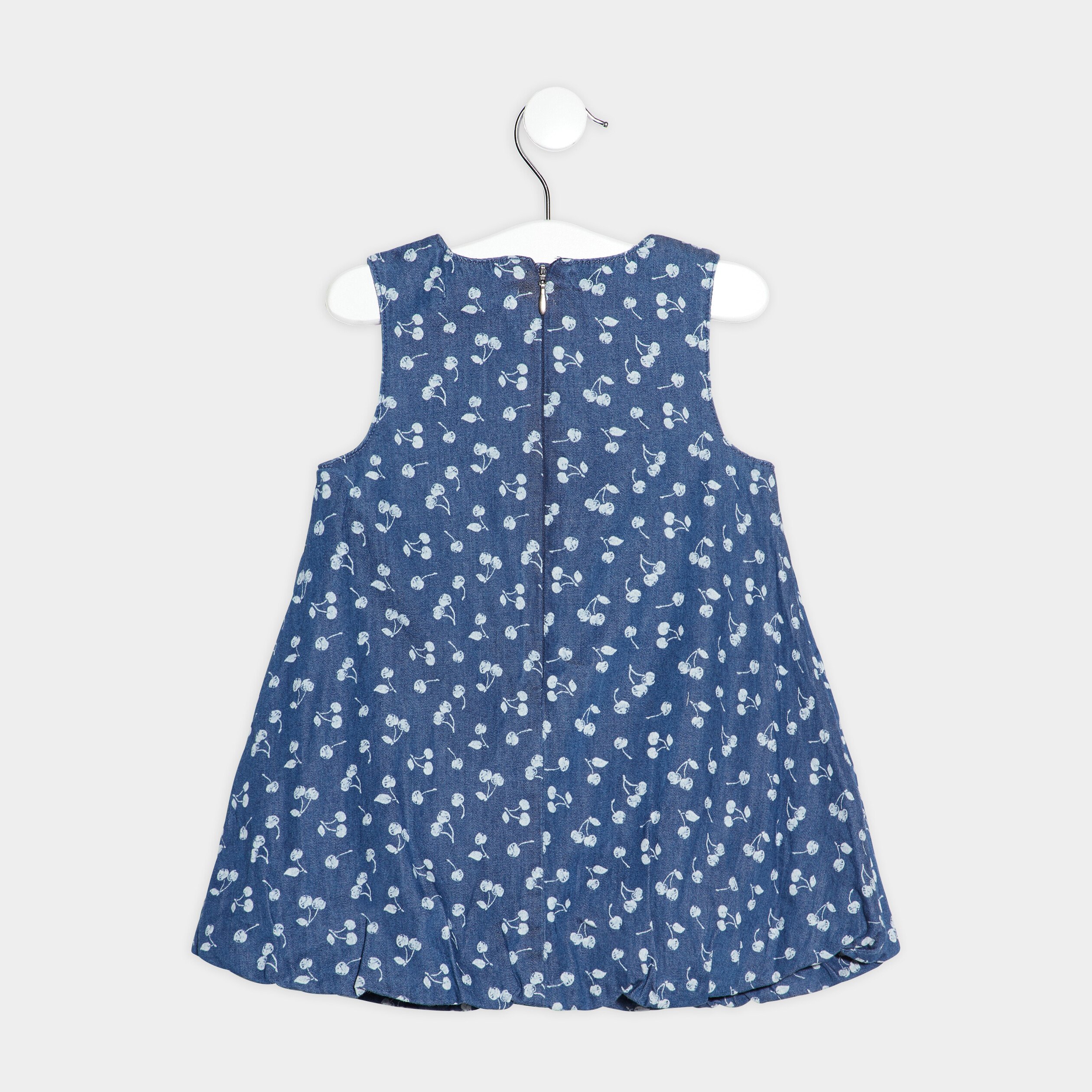 Robe vas e en jean bleu b b fille La Halle