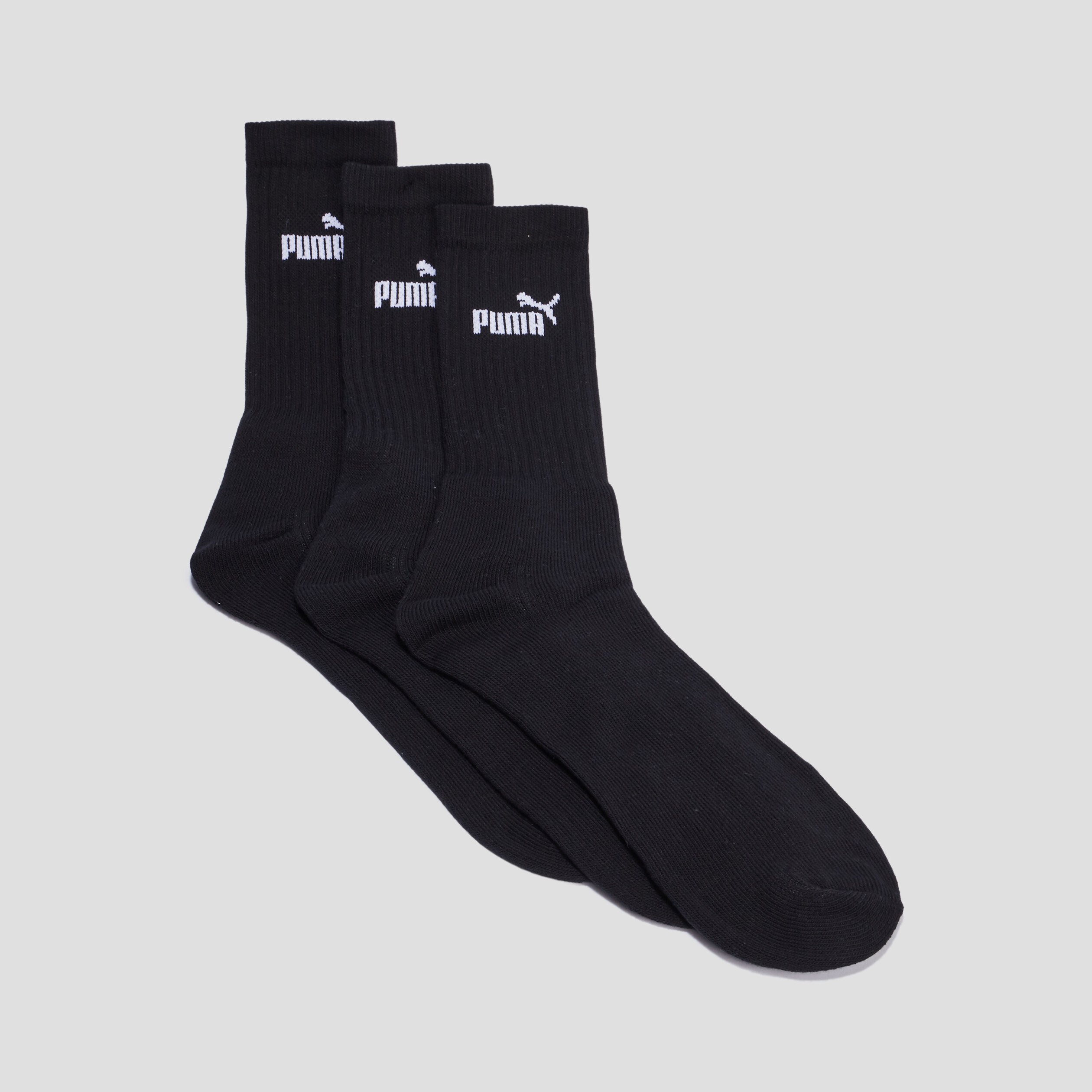 Lot 3 paires chaussettes Puma noir mixte