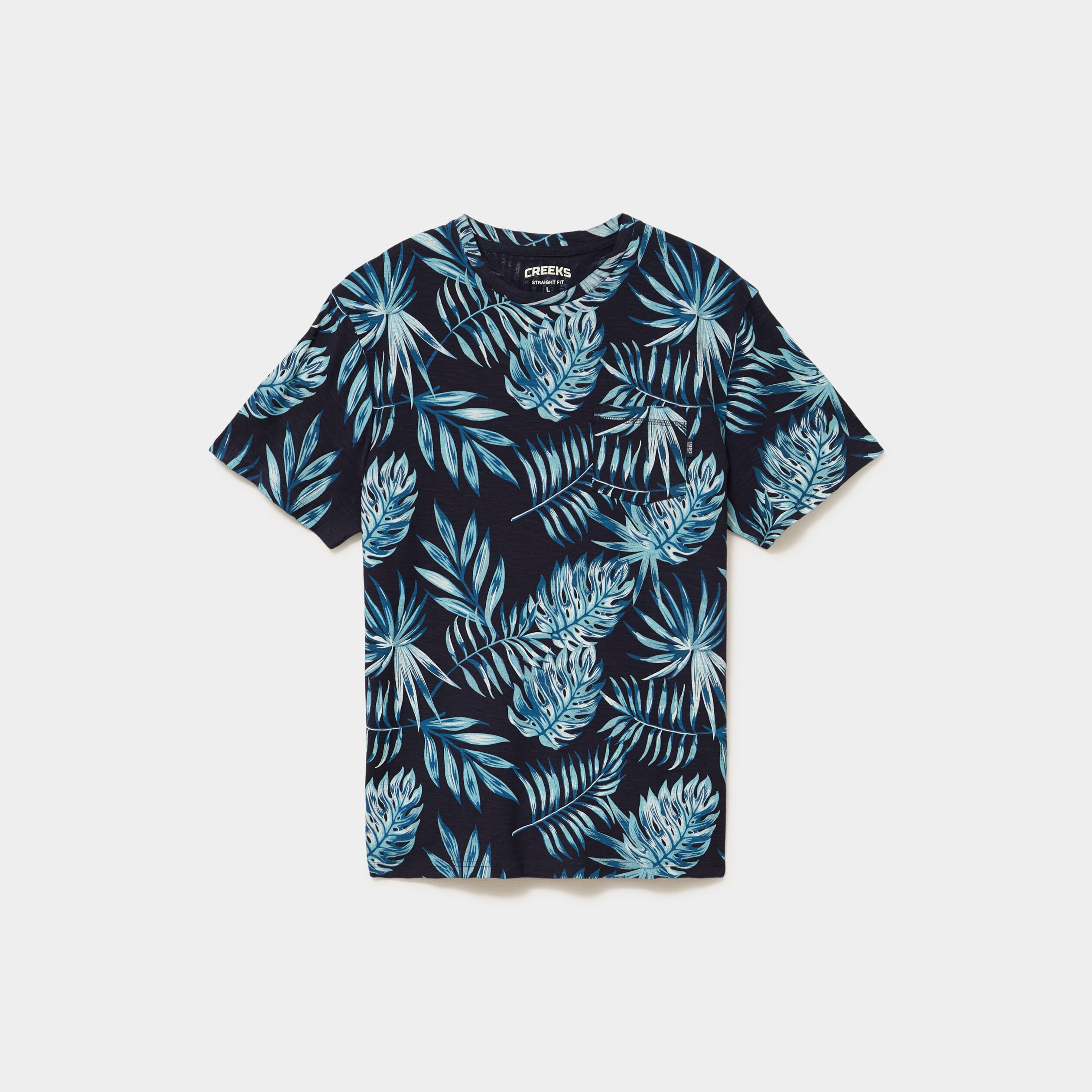 T-shirt manches courtes bleu marine homme