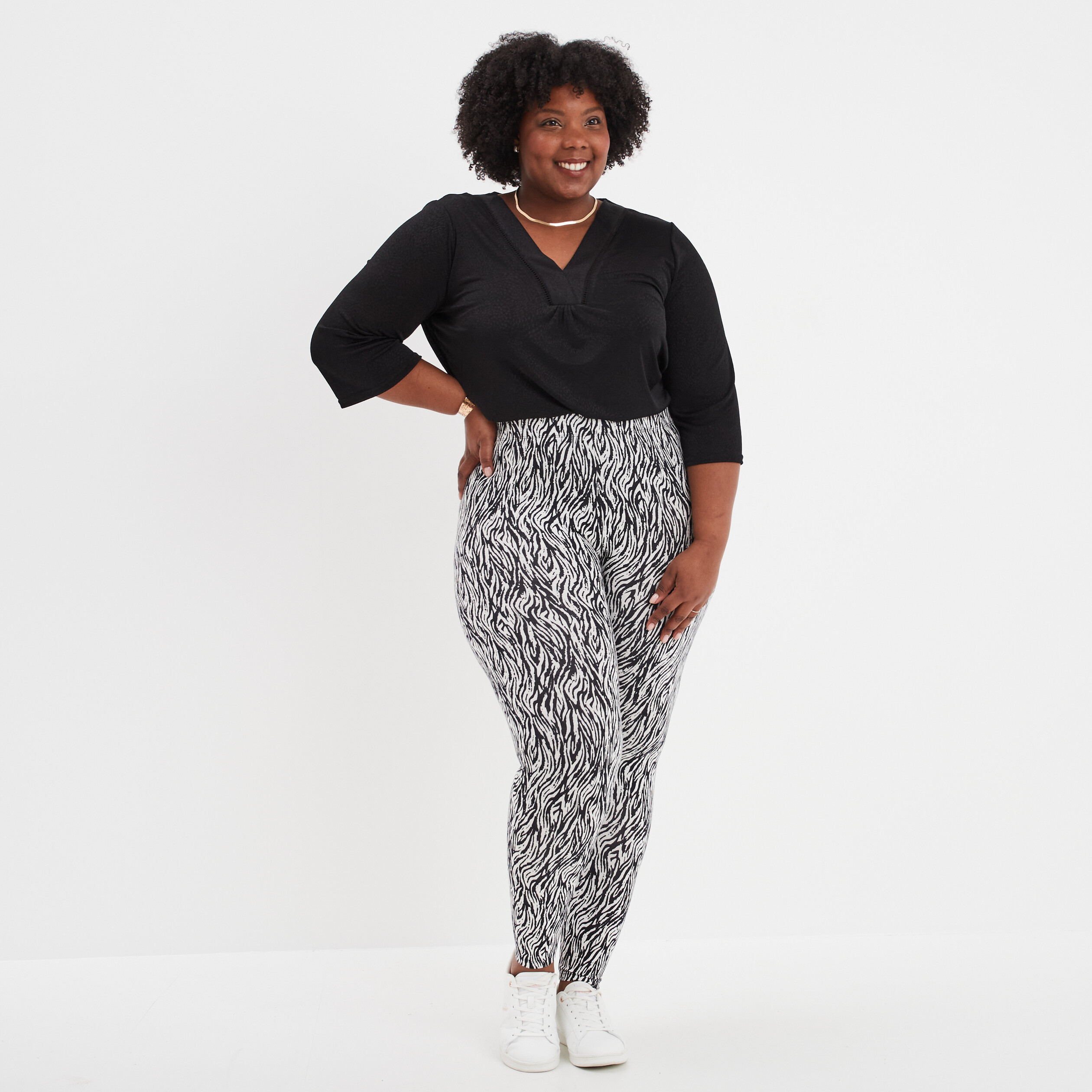 legging en coton blanc femmegt Legging en coton blanc femme grande taille