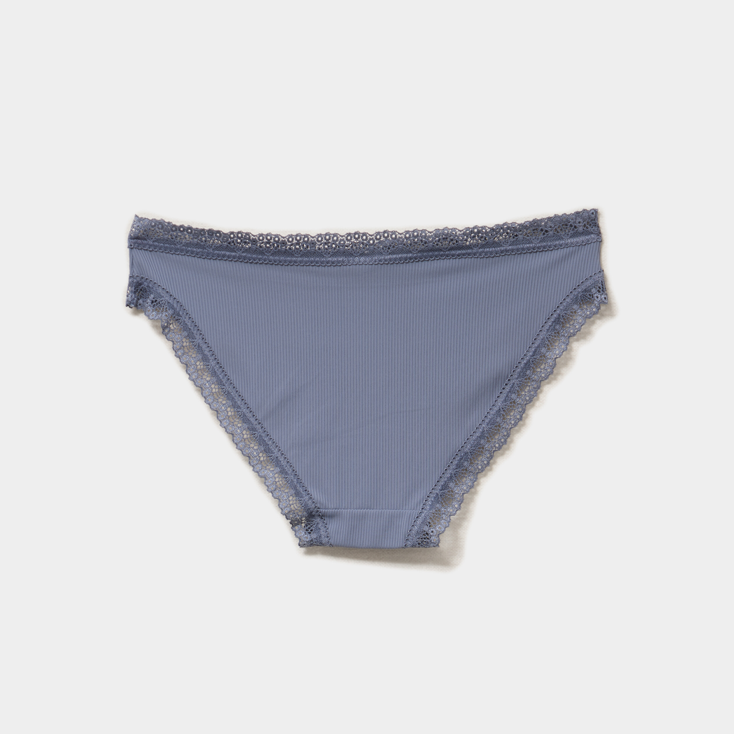 Lot 3 culottes avec dentelle bleu violet femme