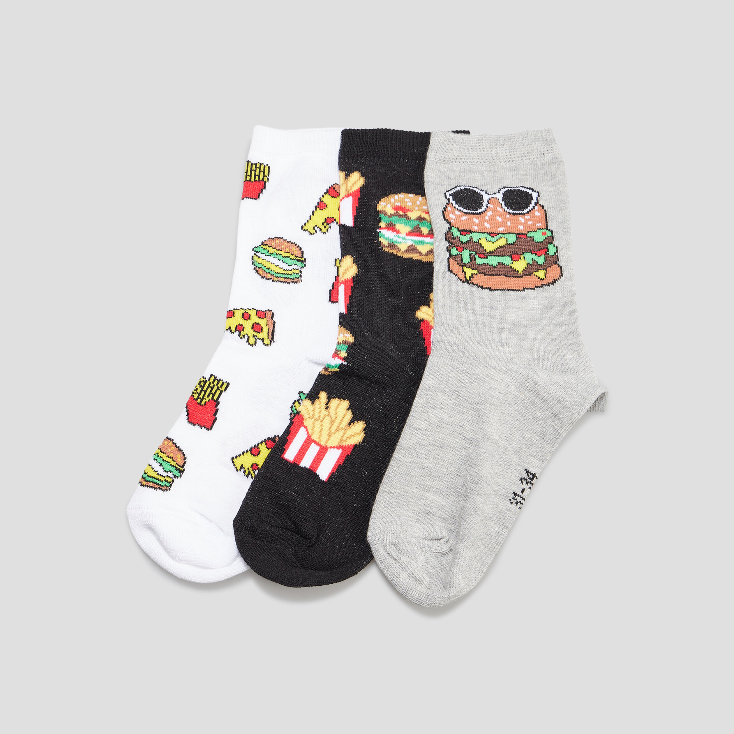lot 3 paires chaussettes multicolore garcon Lot 3 paires chaussettes multicolore garçon