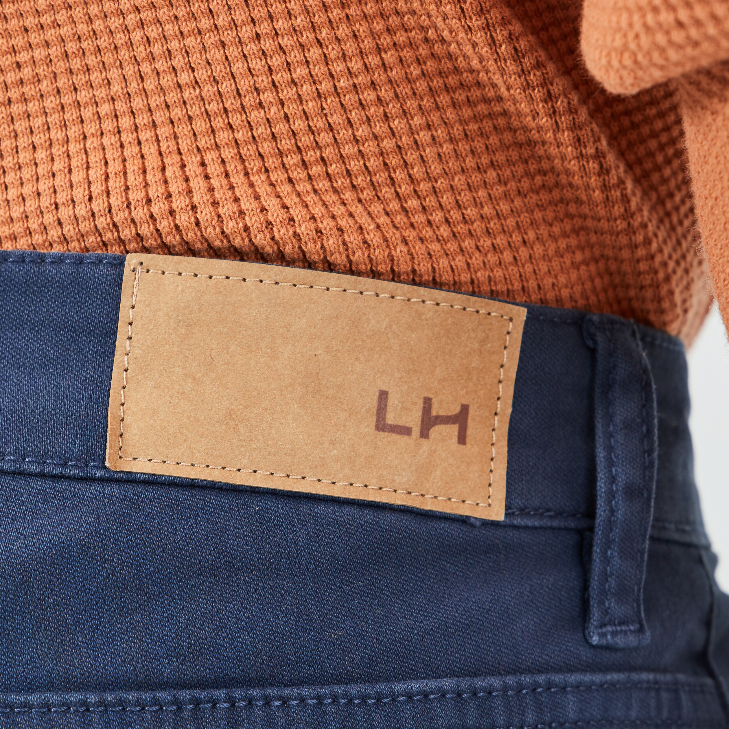 Pantalon regular bleu homme