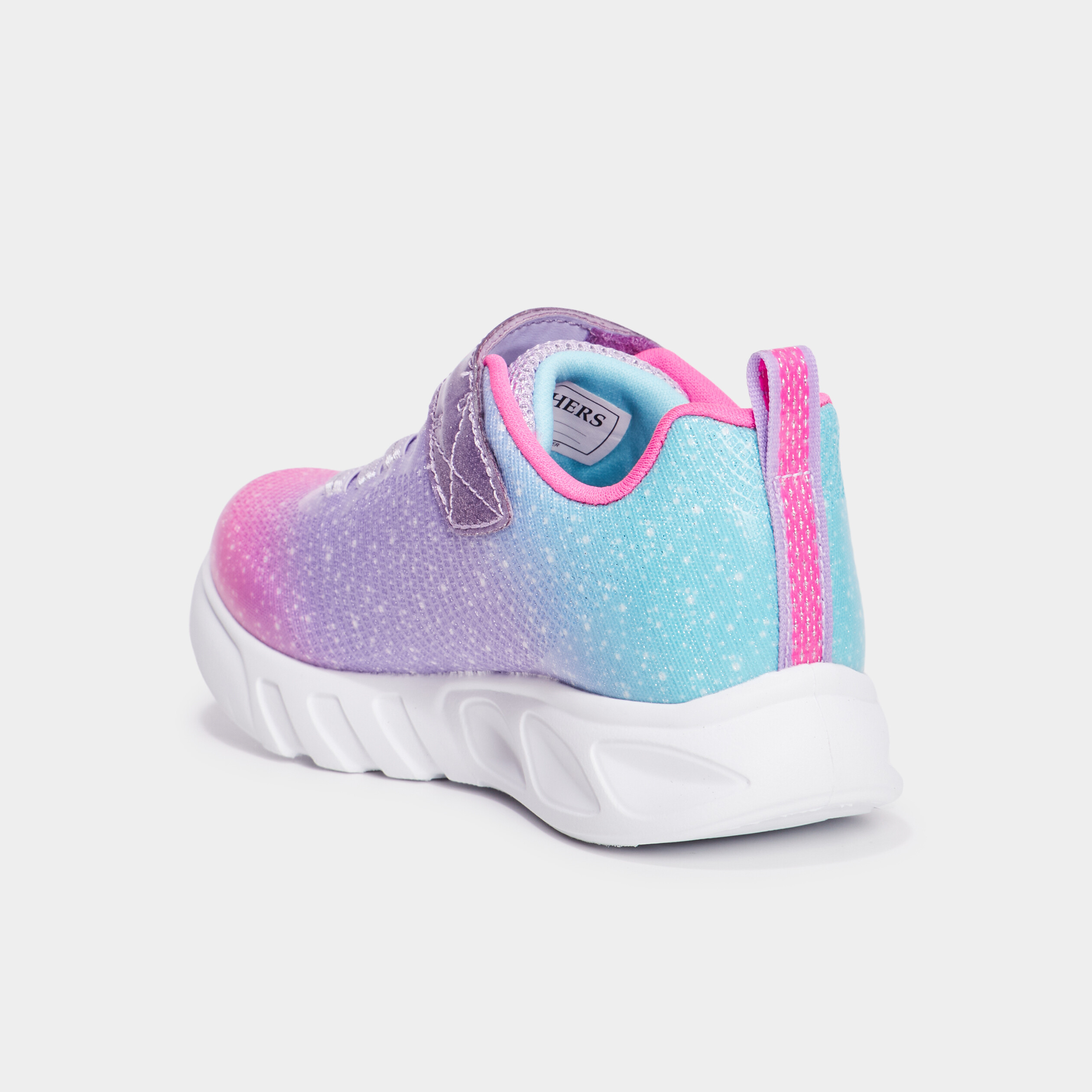 Baskets running lumineuses Skechers violet fille