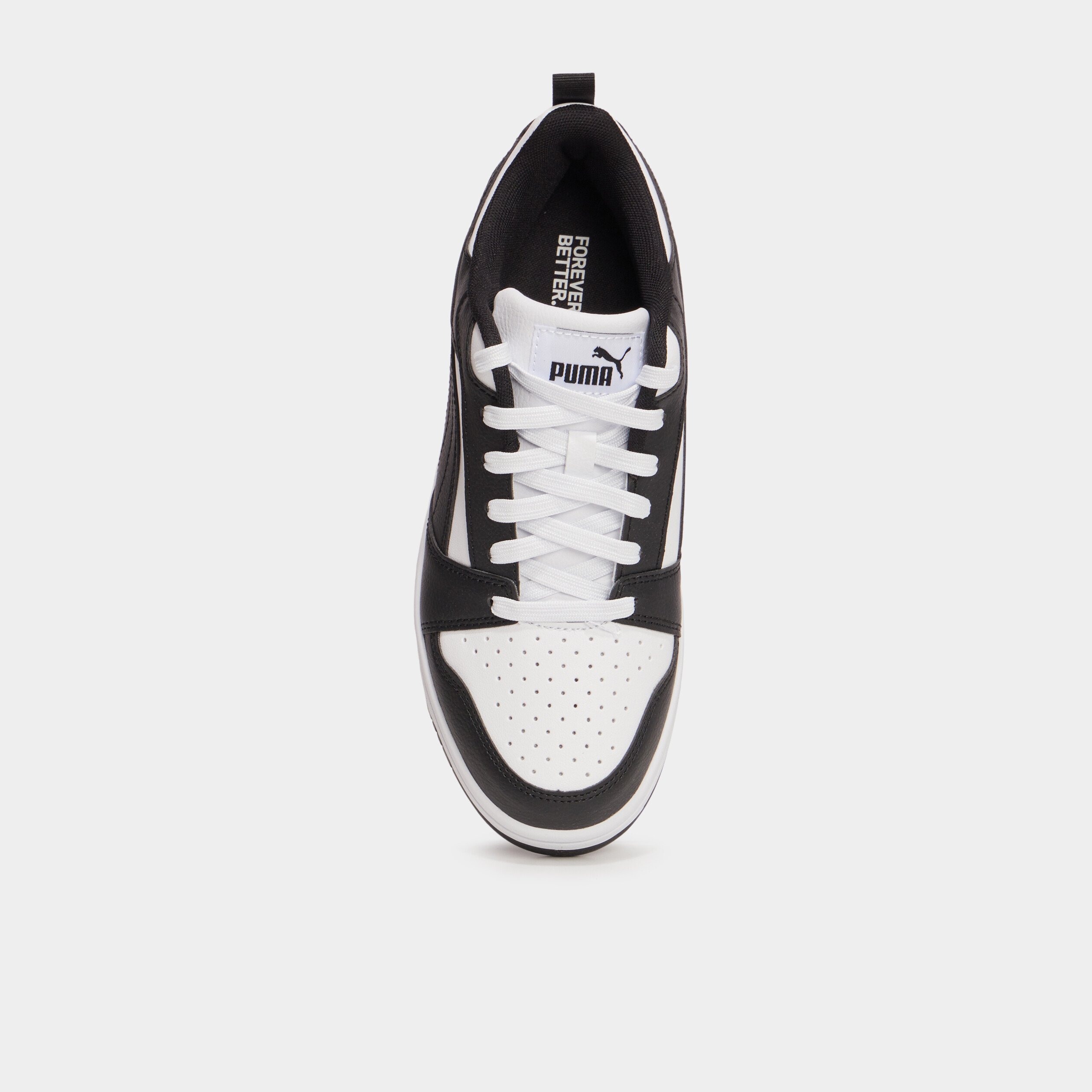 tennis basses a lacets puma v6 noir garcon Tennis basses à lacets Puma V6 noir garçon