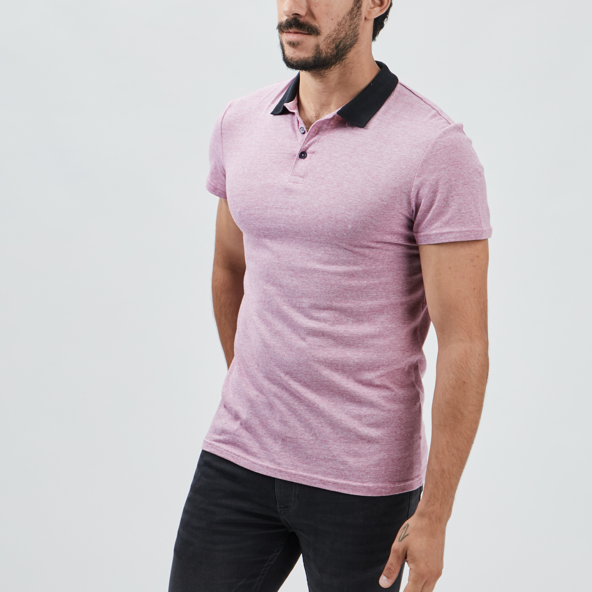 Polo bordeaux homme deals