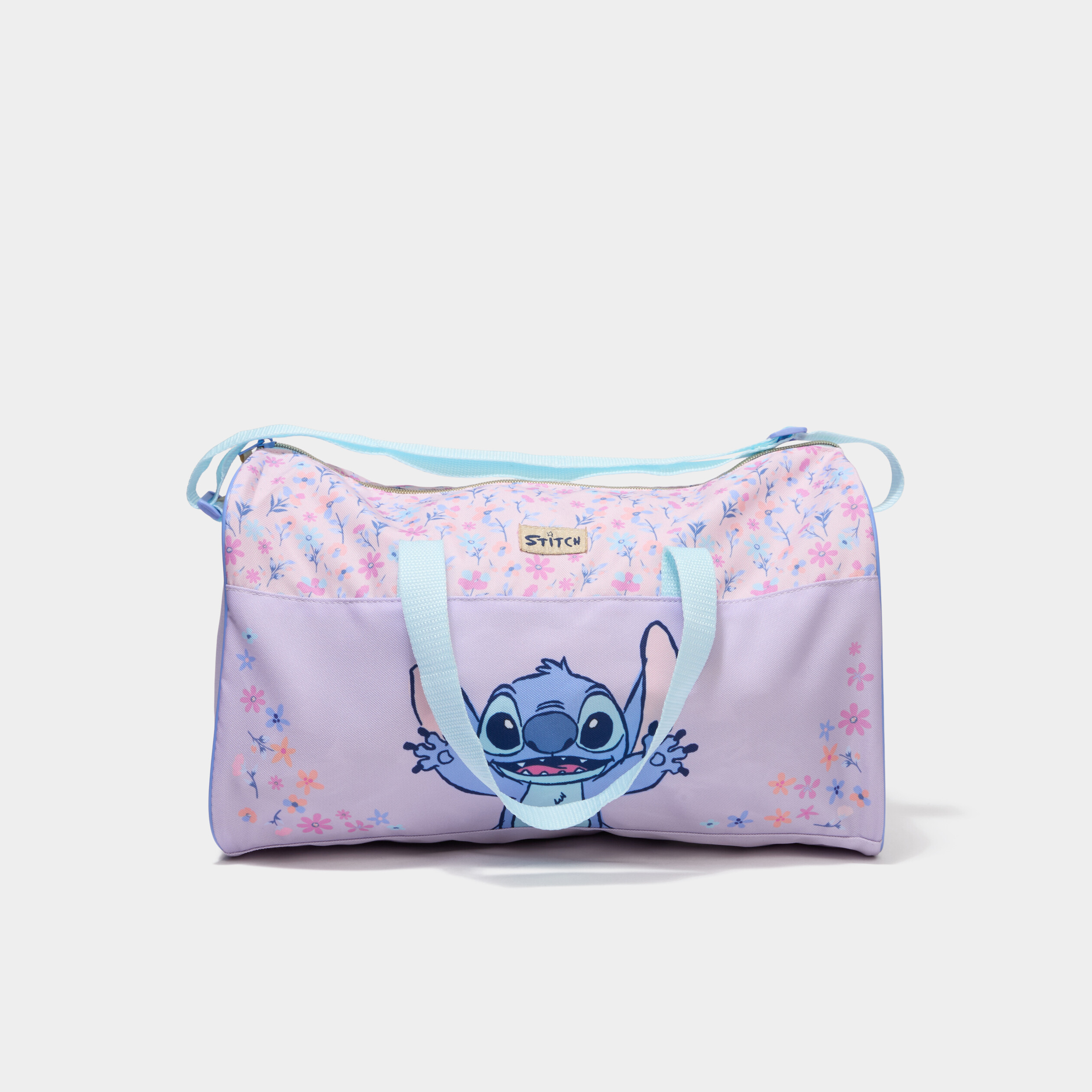 Sac de sport zipp&eacute; Stitch multicolore fille