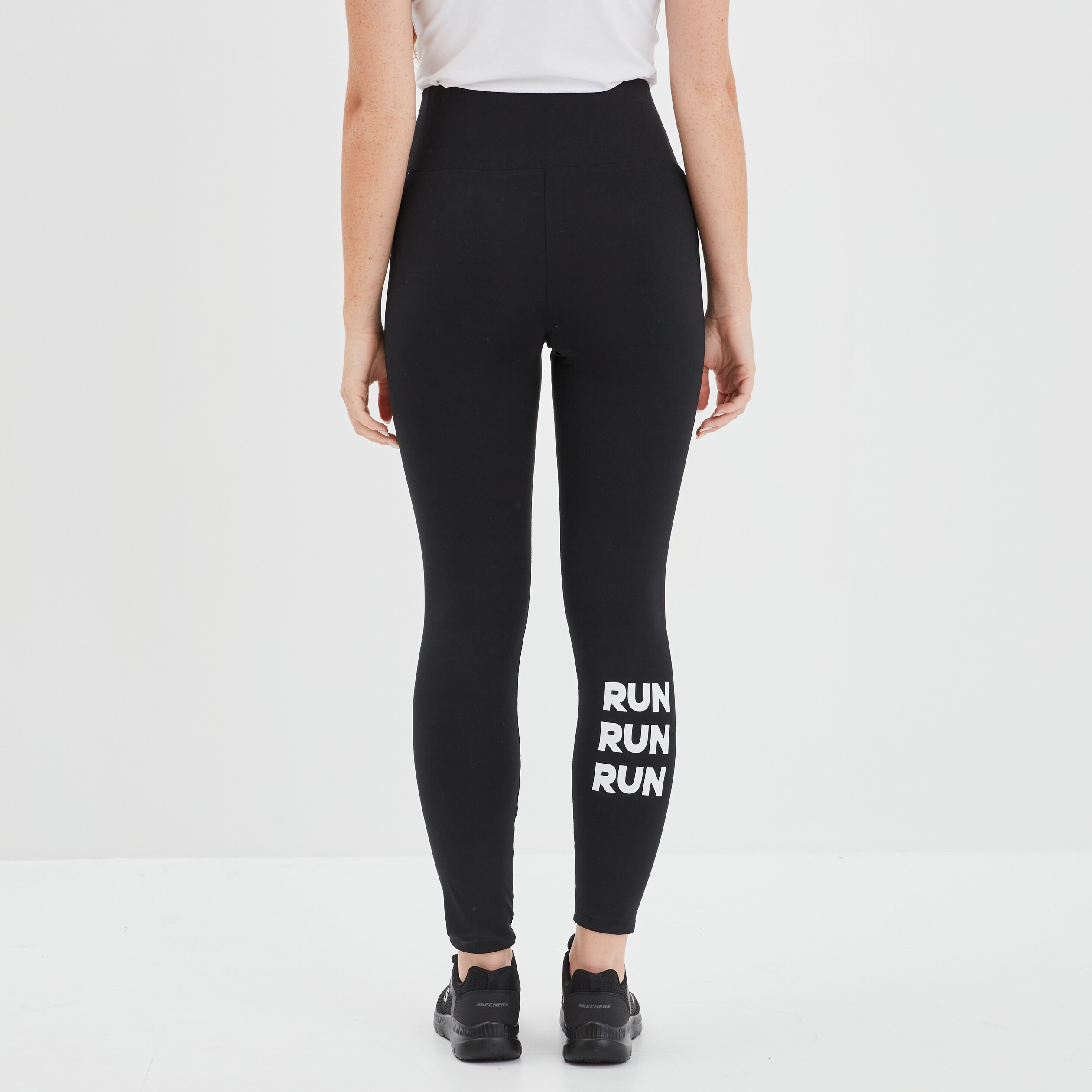 Legging taille extra haute noir femme