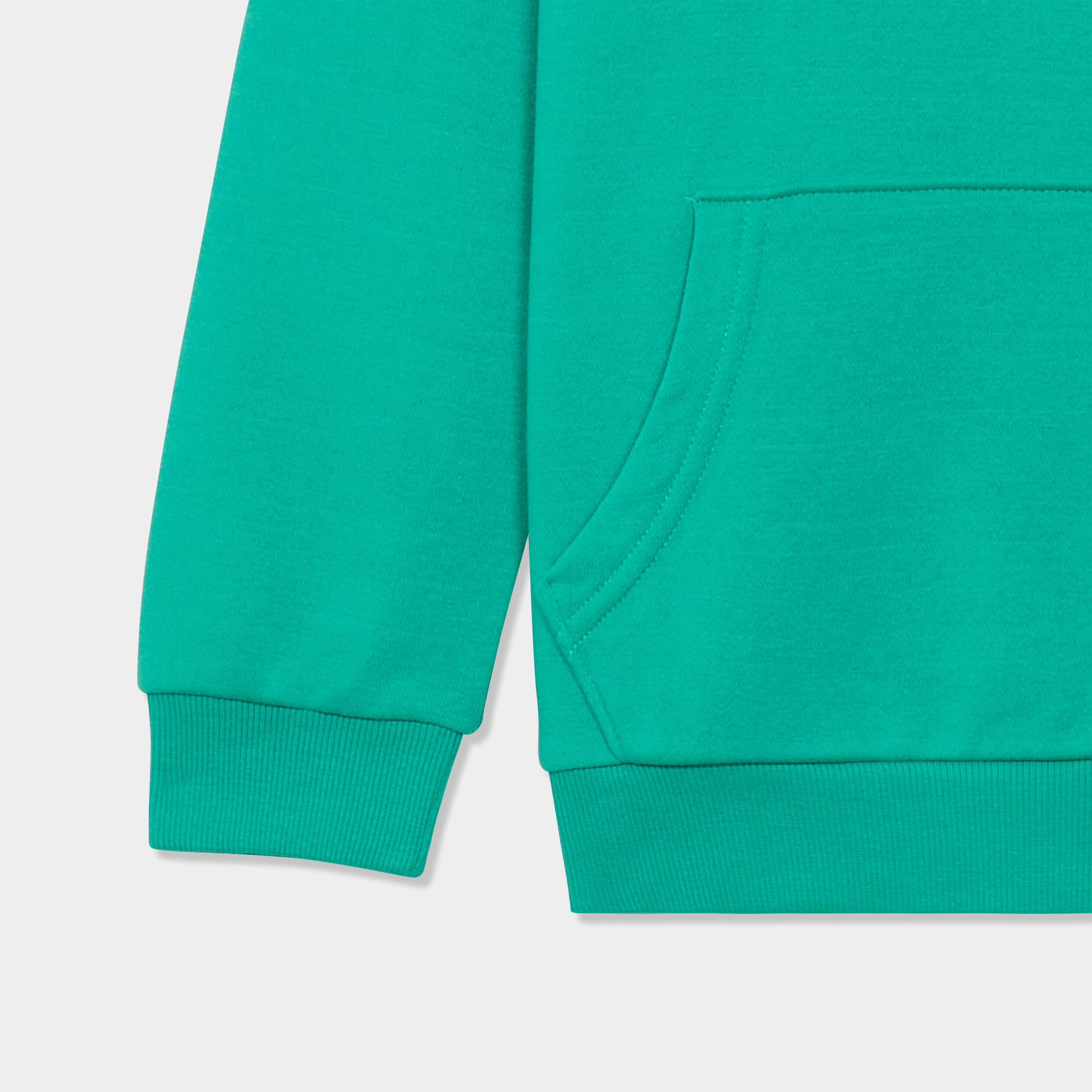 Sweat à capuche hoodie oversize vert menthe garçon La Halle