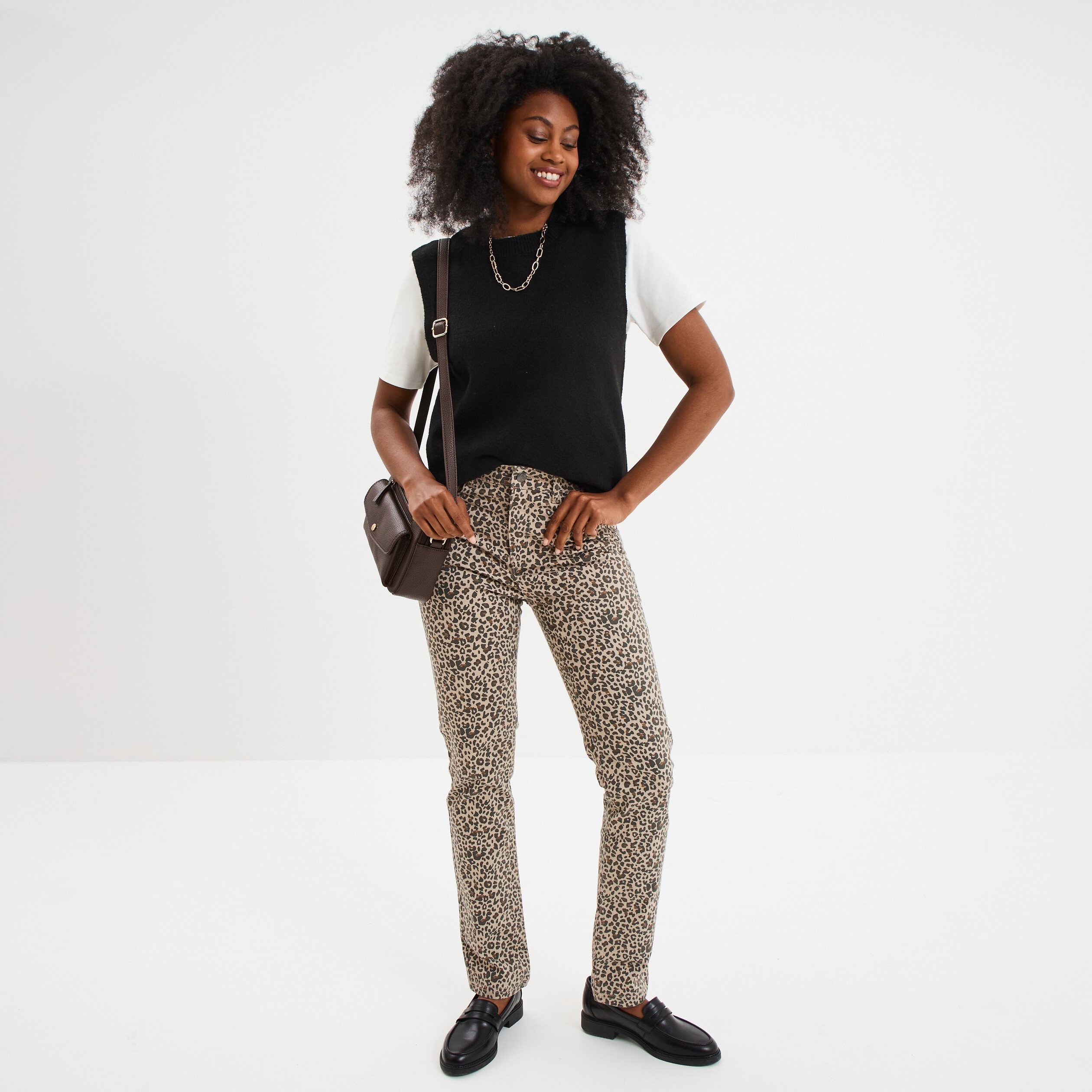 pull sans manches col rond noir femme Pull sans manches col rond noir femme