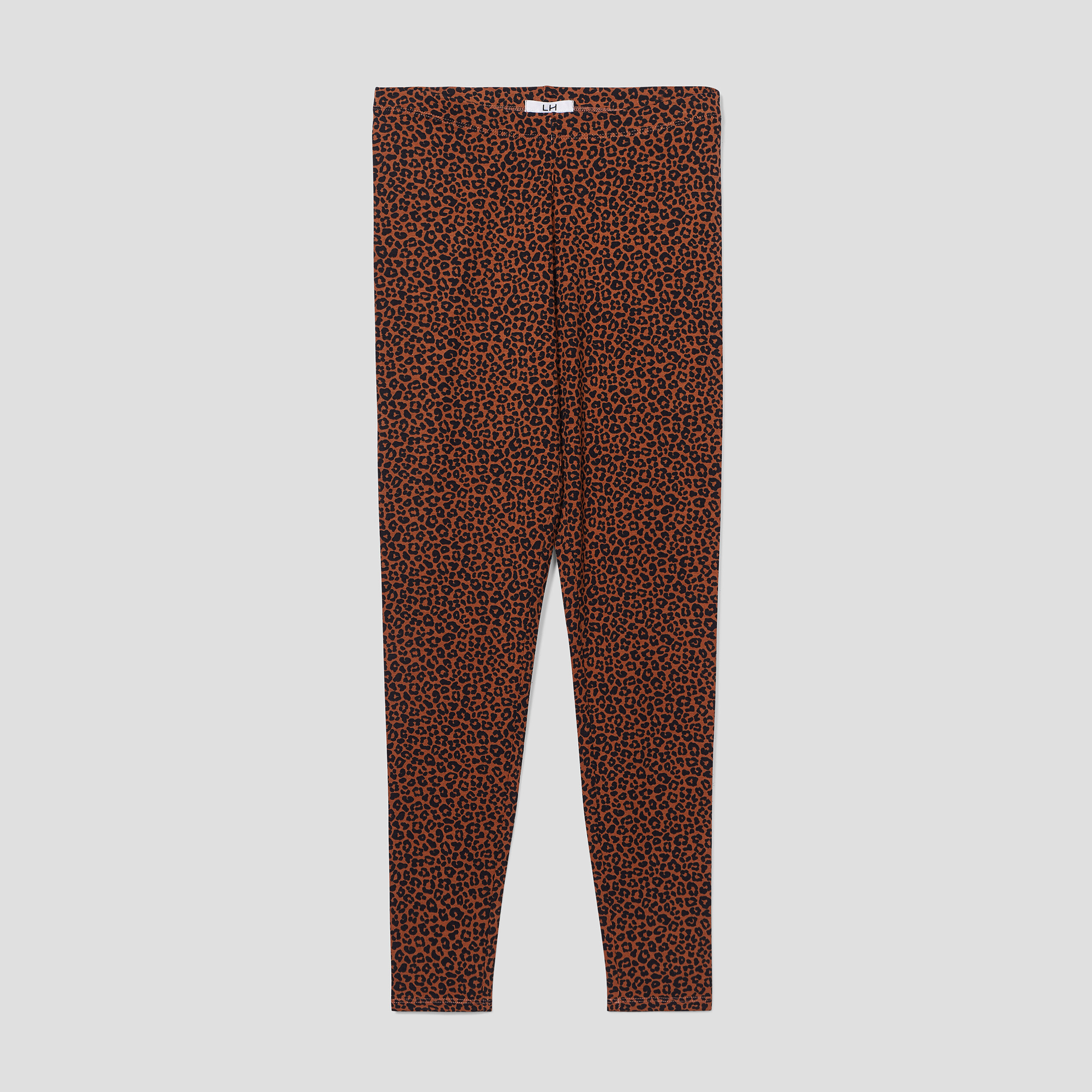 Legging taille haute marron femme