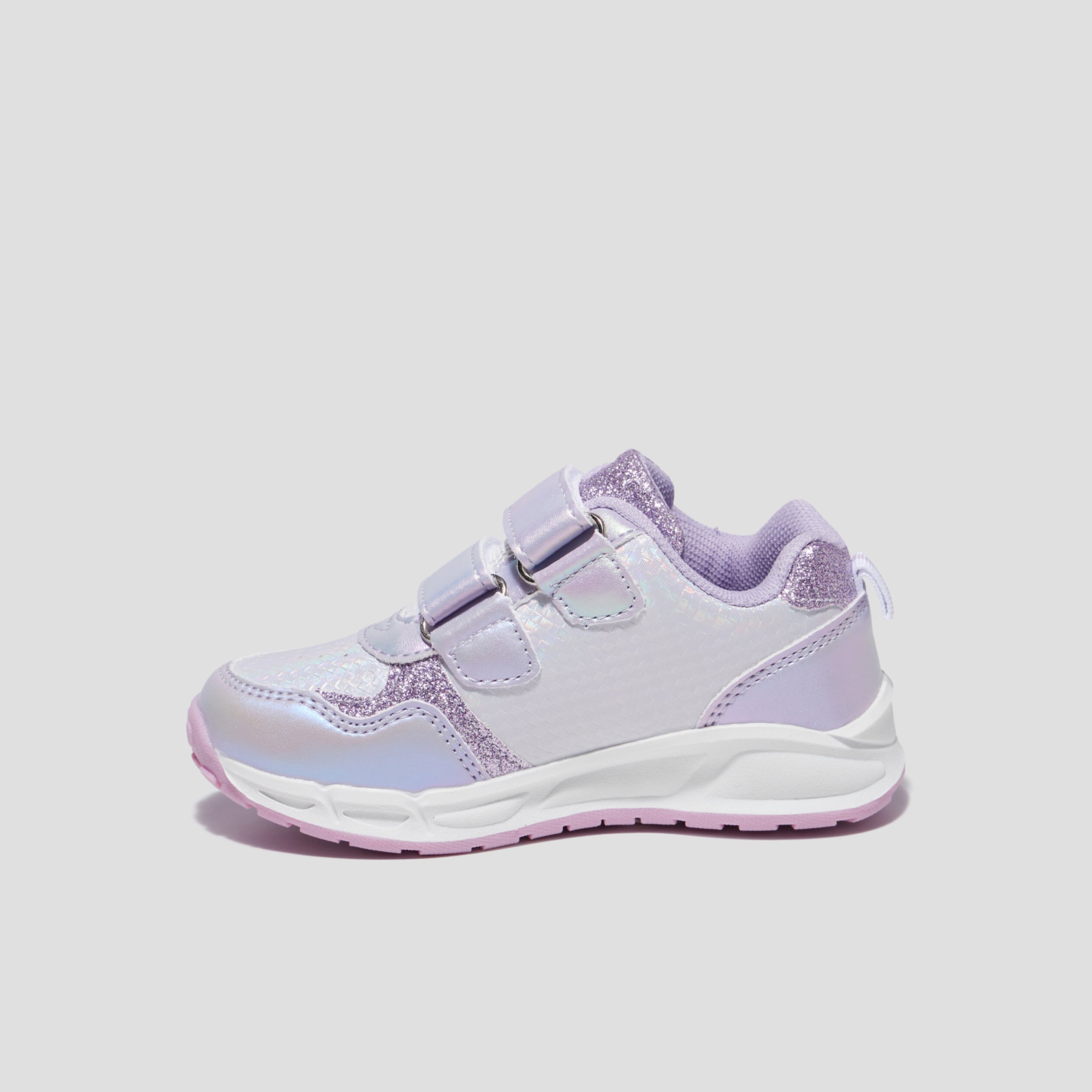 Baskets running lumineuses Frozen violet fille