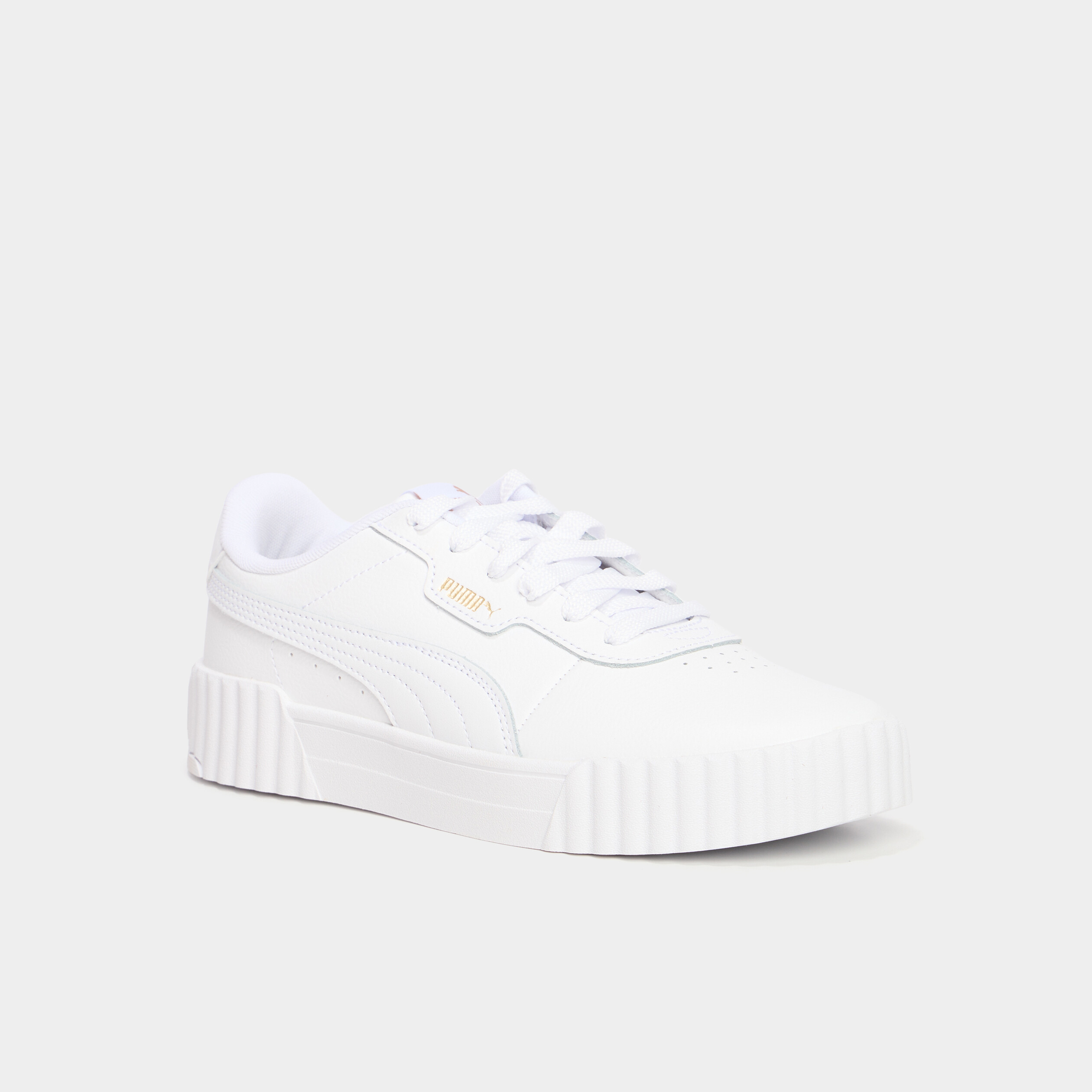 Baskets en cuir Puma Carina 3.0 blanc femme