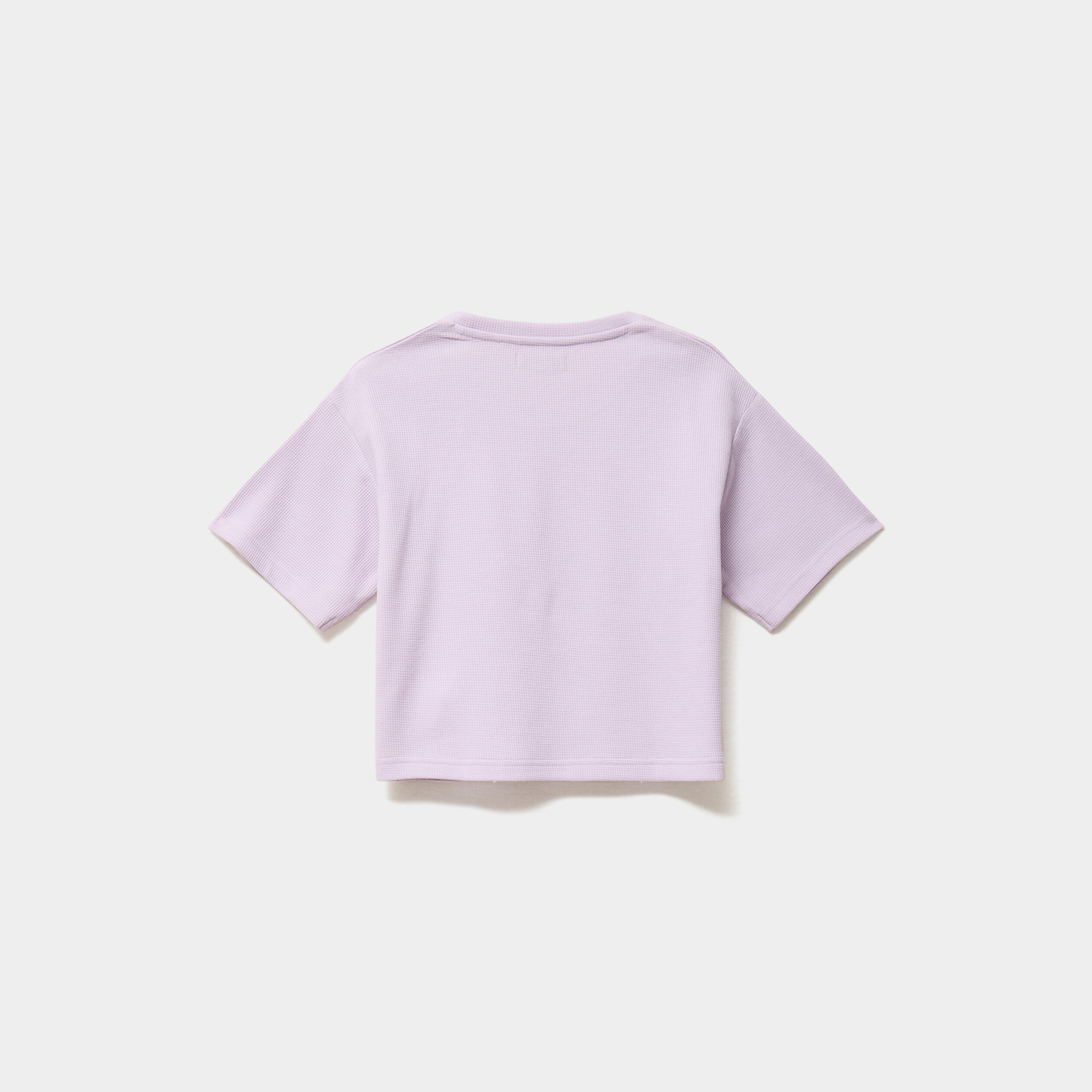 Ensemble pyjama short et t-shirt violet clair fille