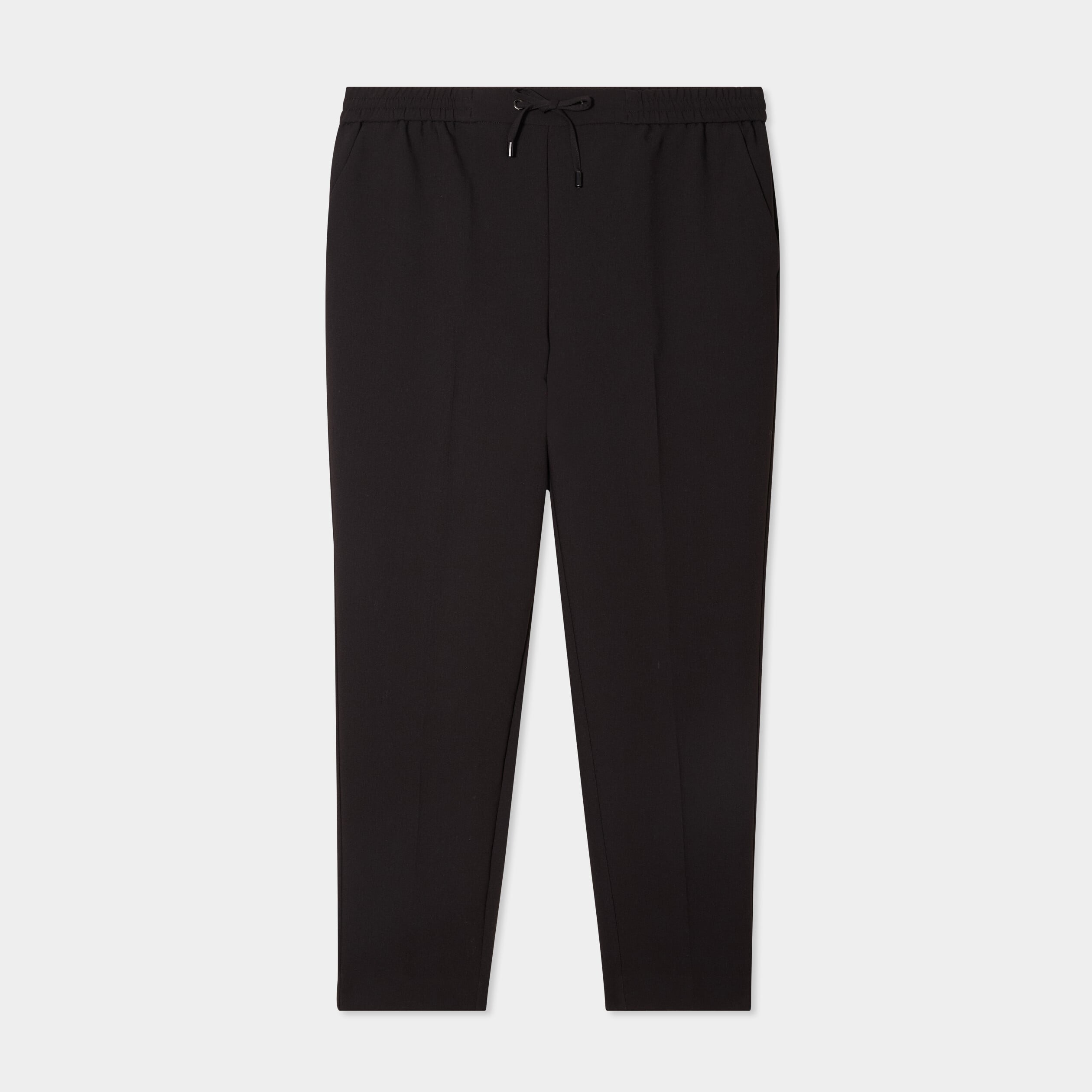 Pantalon city paperbag taille &eacute;lastiqu&eacute;e noir femme grande taille