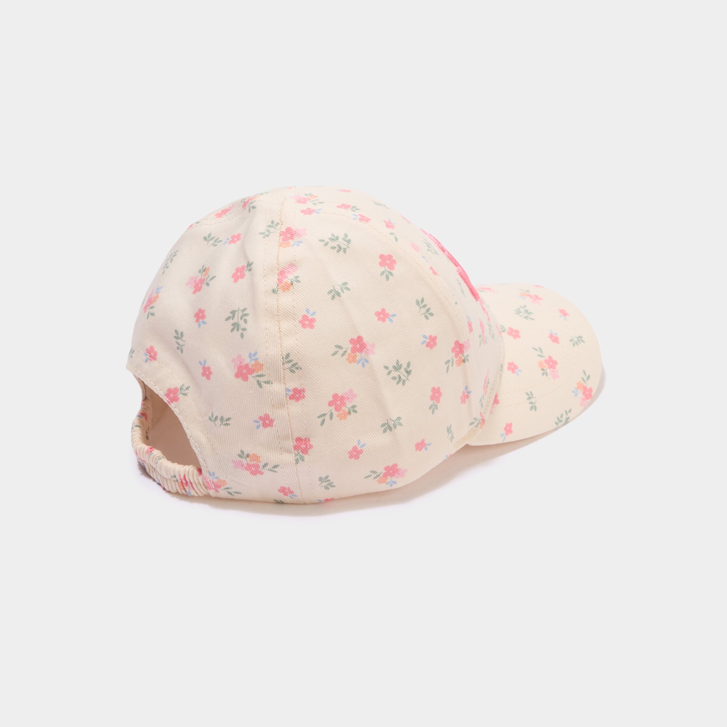 Casquette brod&eacute;e ajustable coton rose mixte